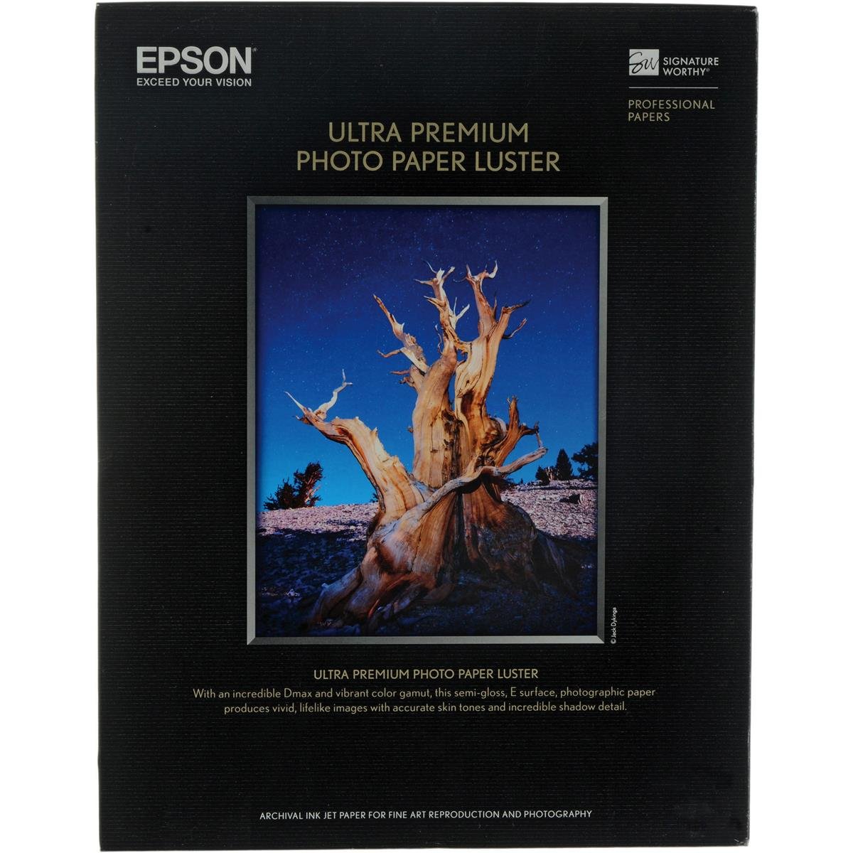 Epson Ultra Premium Luster Photo Paper S042084 (17 x 22", 25 Sheets)
