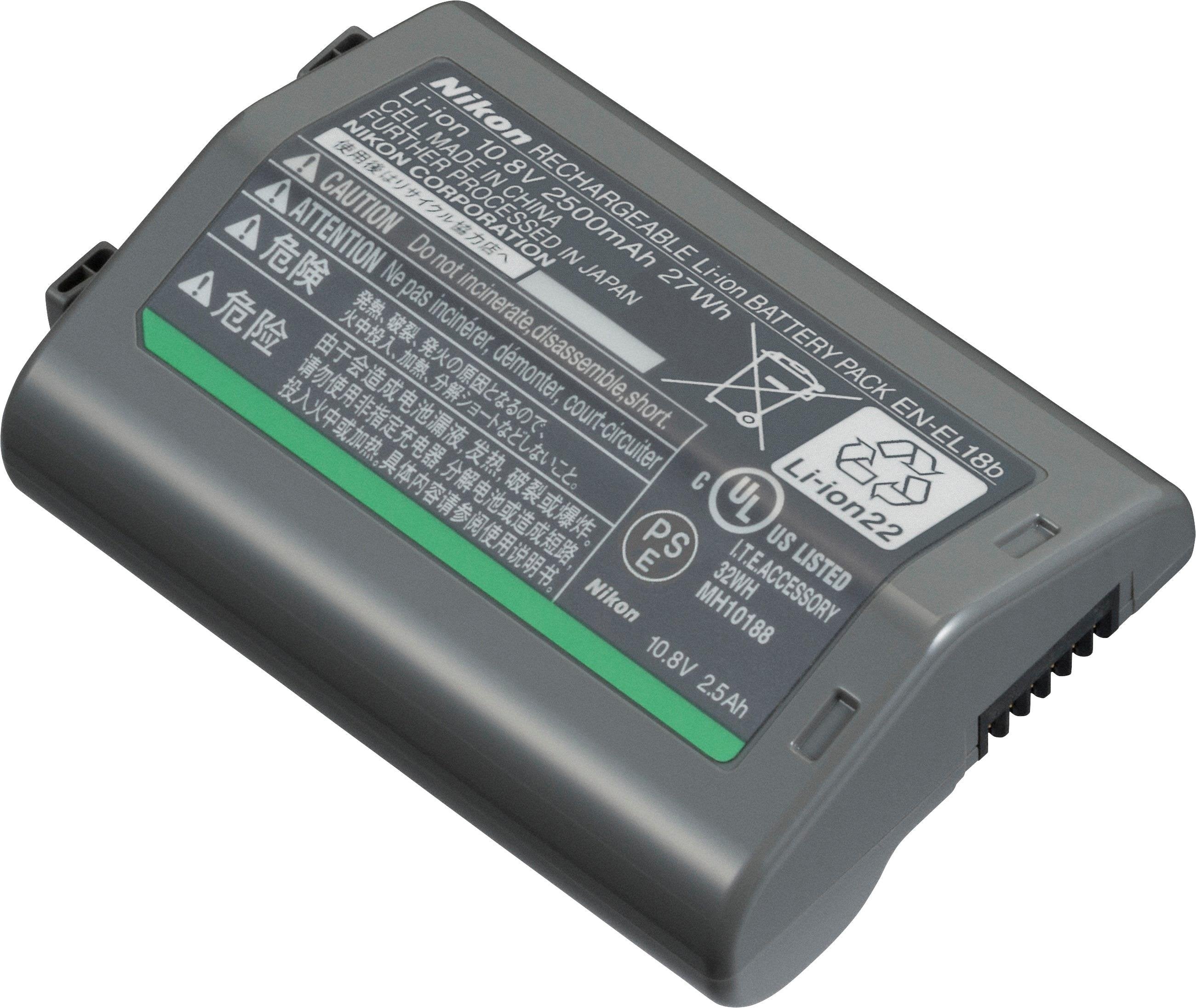 Nikon EN-EL18b Rechargeable Lithium-Ion Battery for D5, D4S, and D4 Cameras
