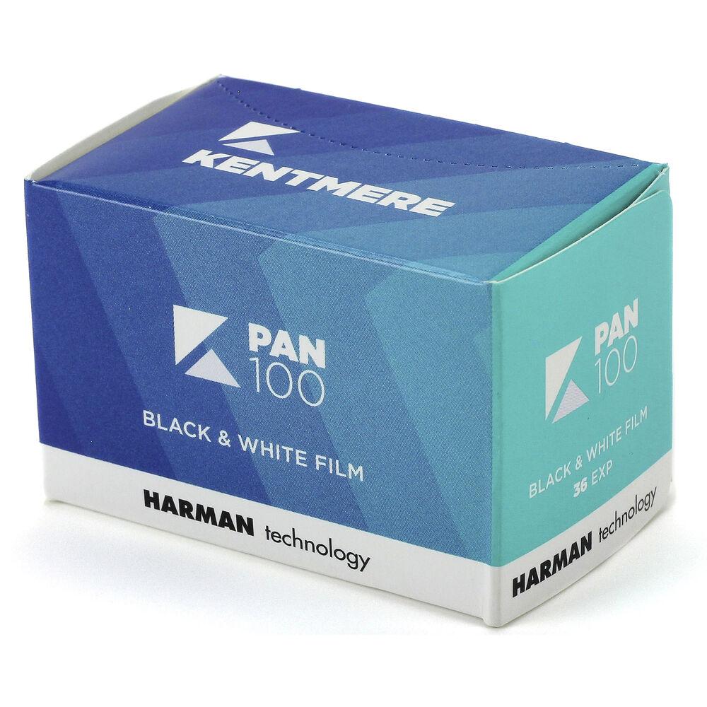 Kentmere 100 ASA Black and White Negative Film (35mm Roll Film, 24 Exposures)