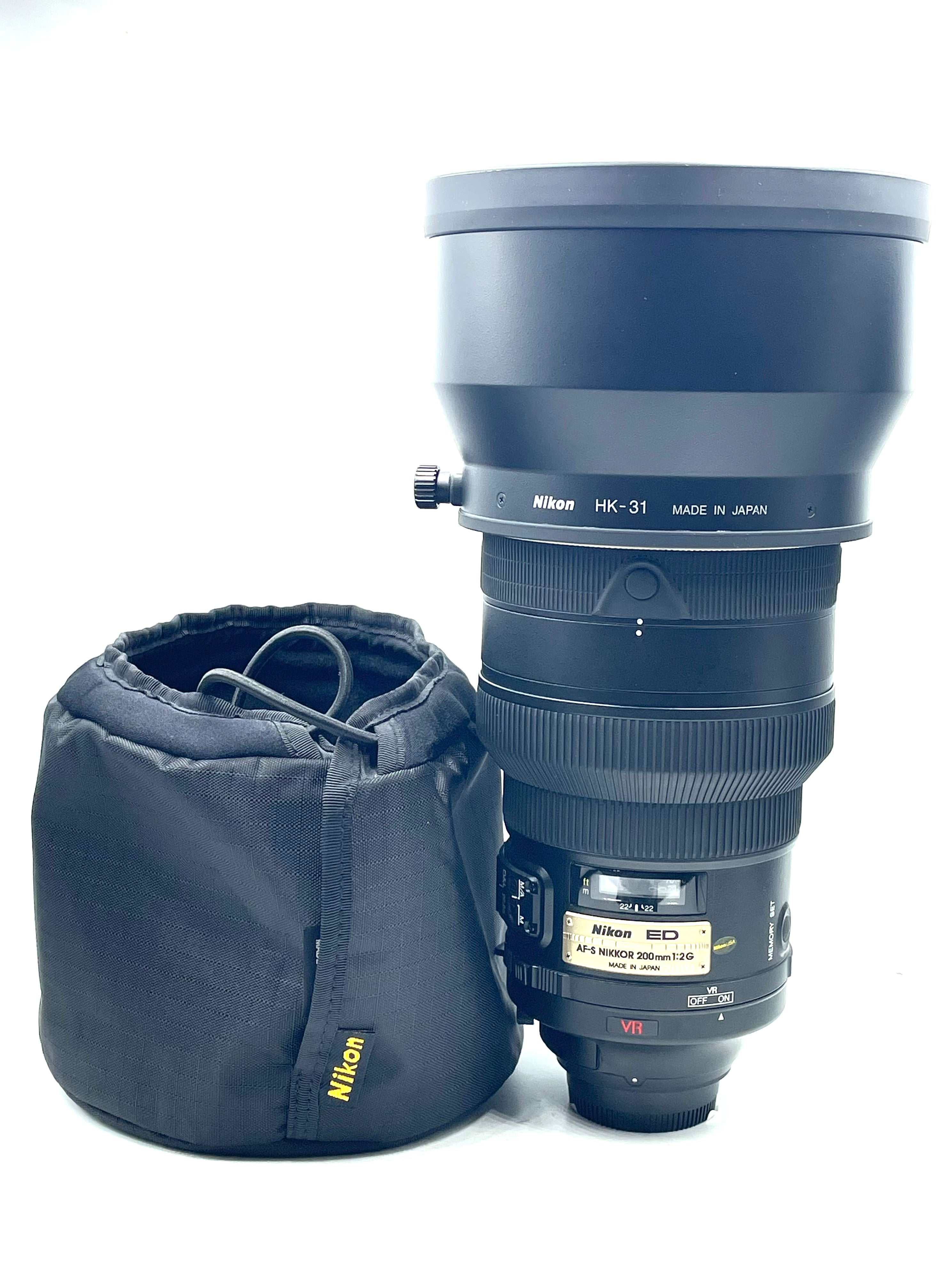 USED Nikon Nikkor AF-S 200mm f2 G ED SWM VR IF Lens AFS