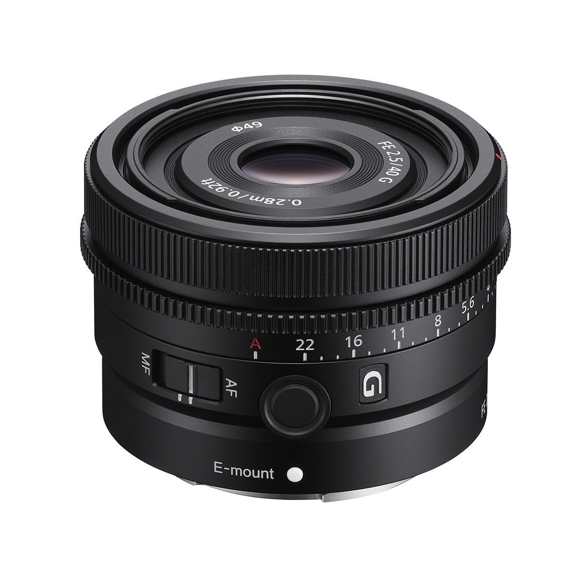 Sony FE 40mm F2.5 G レンズ Sony FE 40mm F2.5 G Lens