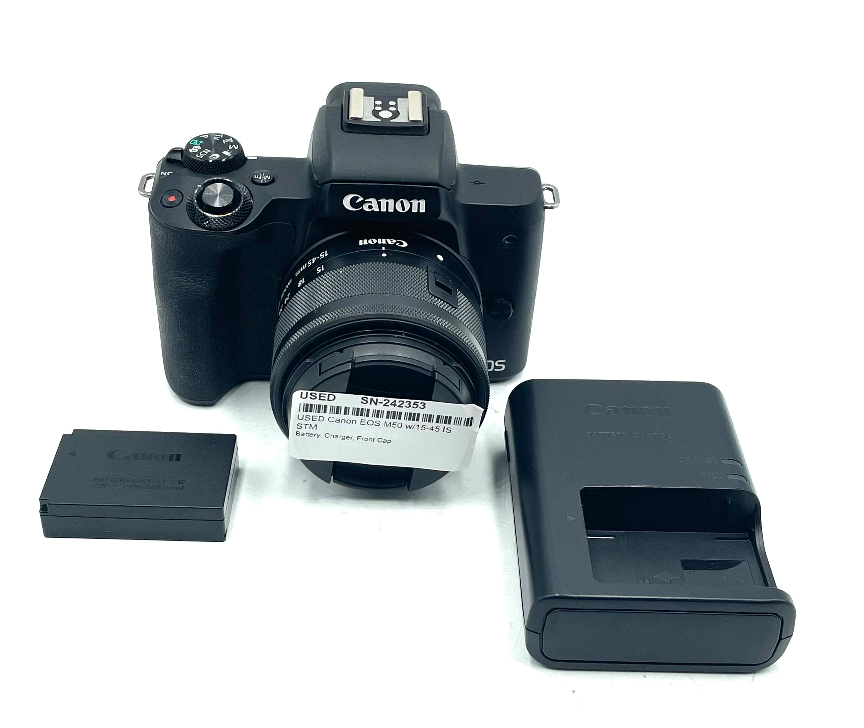 Canon M50 Used Used Canon EOS M50 Mark II Mirrorless Camera With