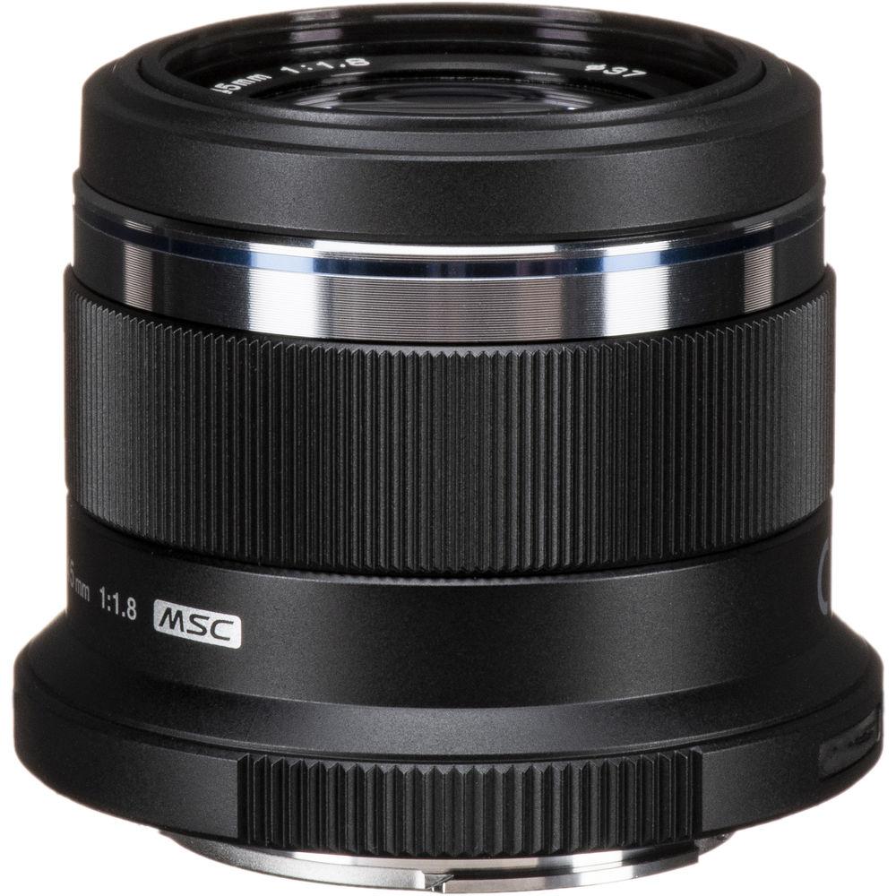 OM SYSTEM 45mm F1.8 M.Zuiko Digital Lens for Micro Four Thirds (Black)