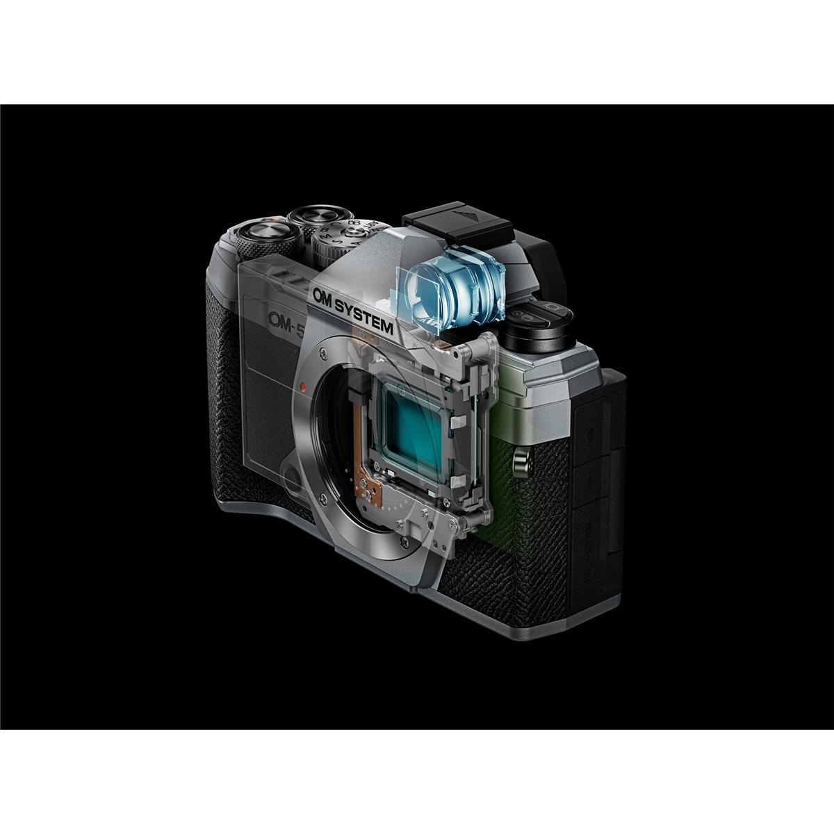 OM SYSTEM OM-5 Mirrorless Camera (Silver)