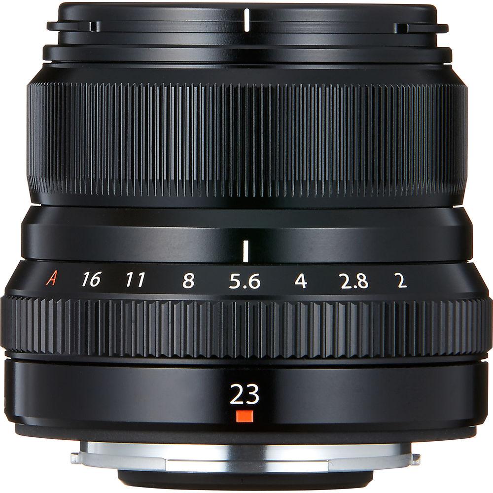 Fujinon XF 23MM F2 R WR Lens (Black)