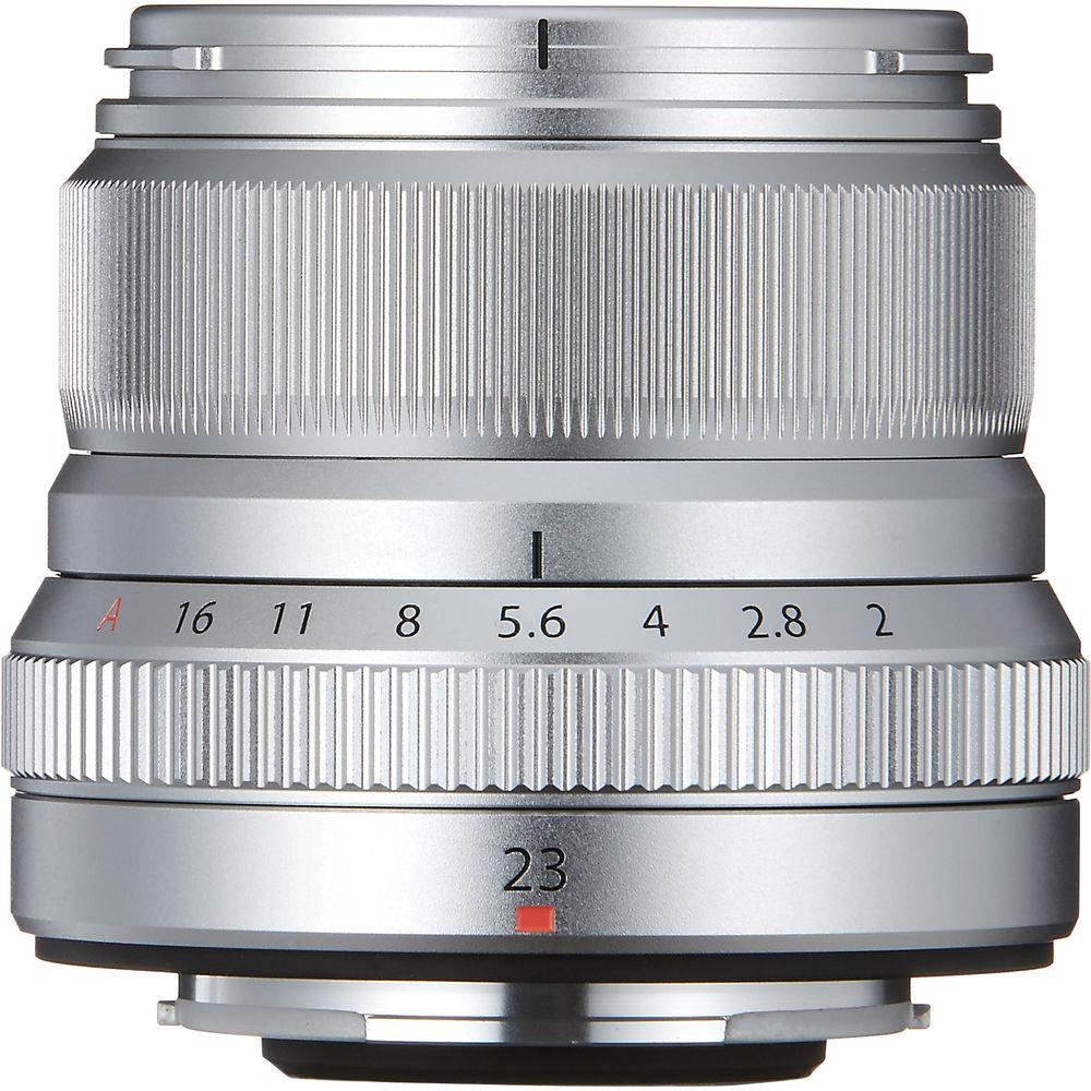 Fujinon XF 23MM F2 R WR Lens (Silver)