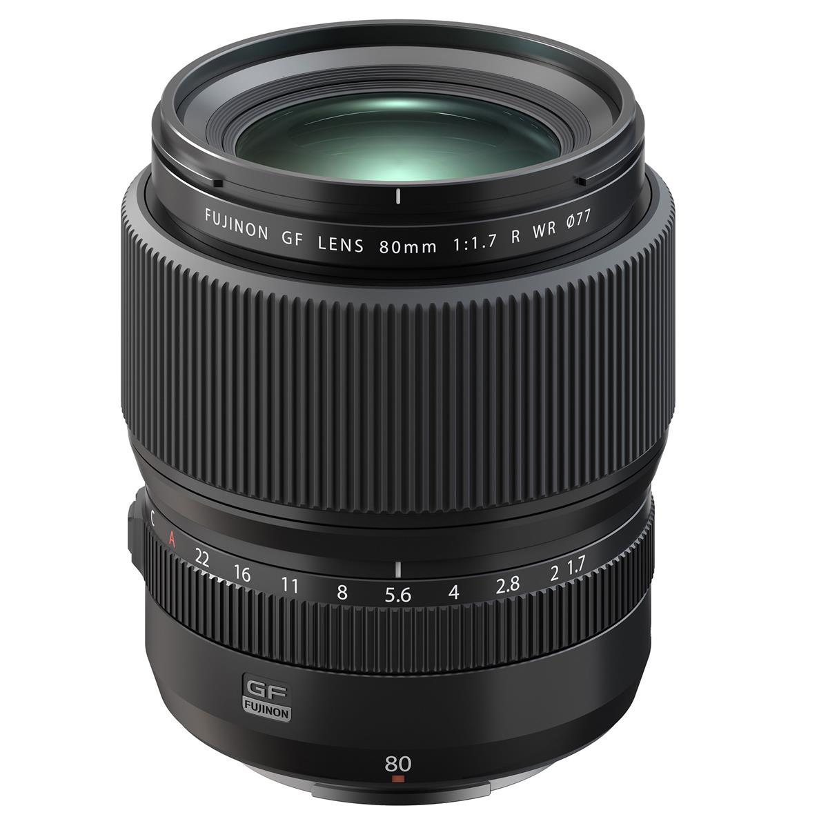 FUJIFILM GF 80mm f/1.7 R WR Lens (FUJIFILM G)