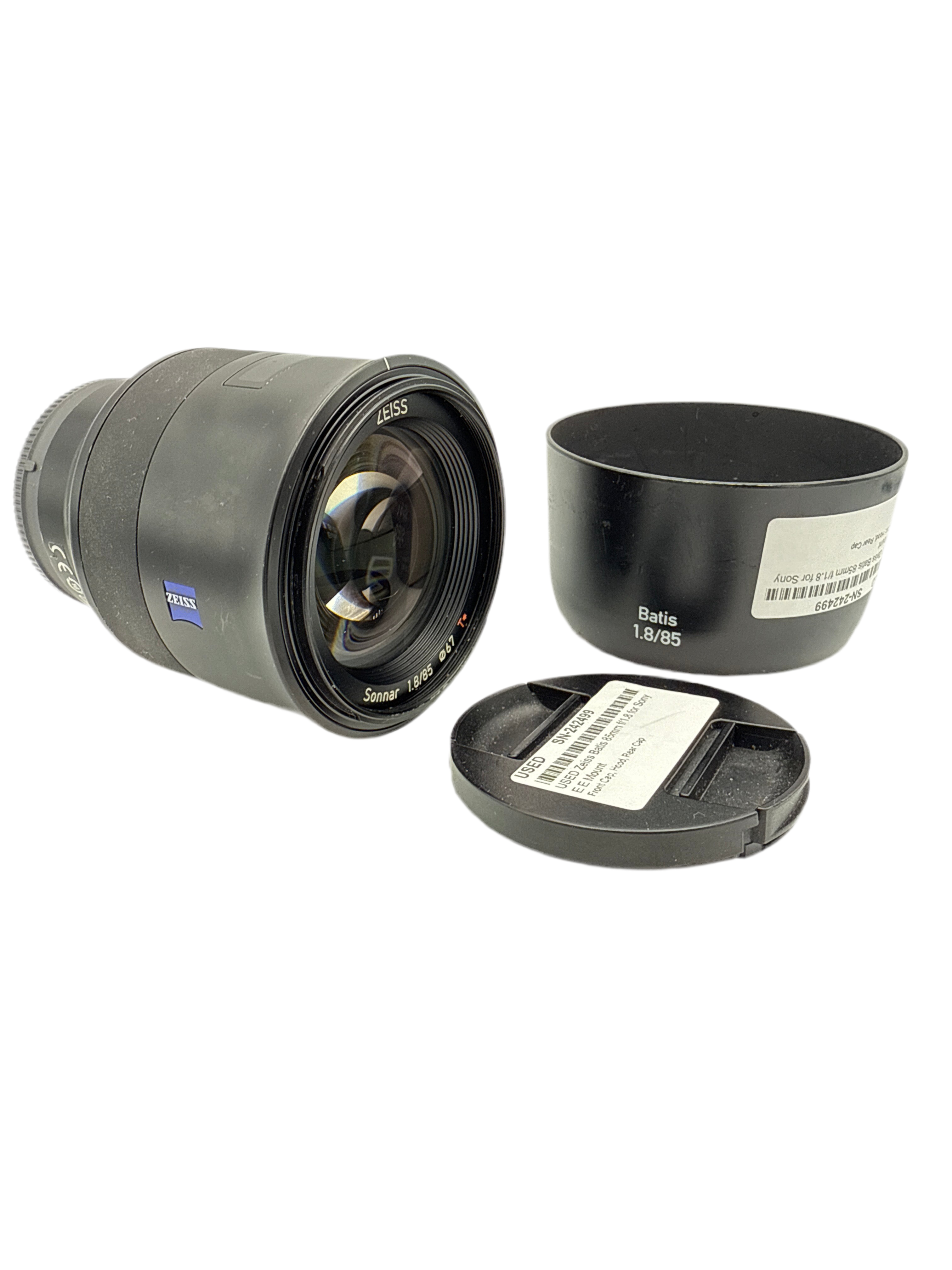 USED Zeiss Batis 85mm f/1.8 for Sony E E Mount