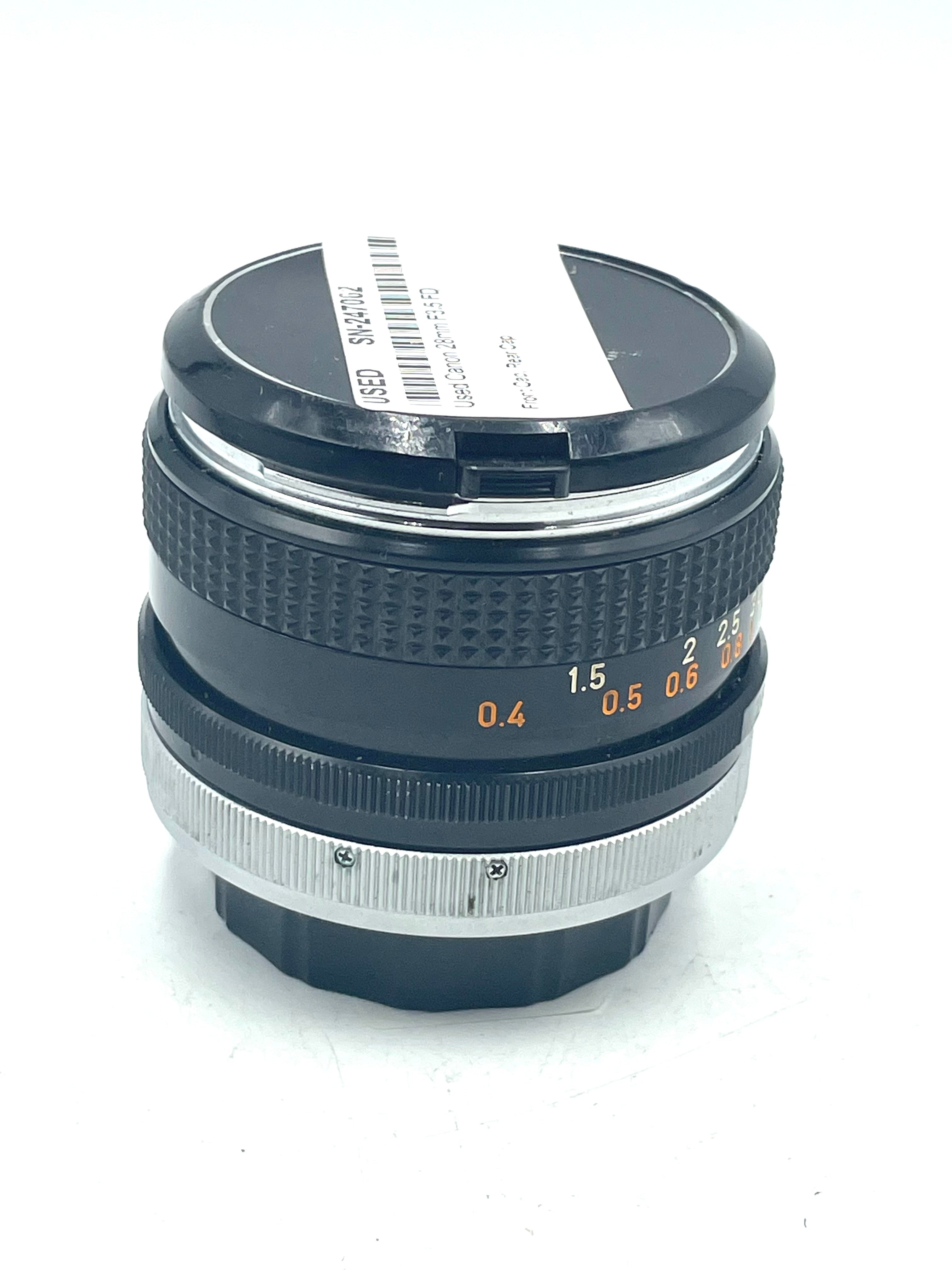 Used Canon 28mm F3.5 FD