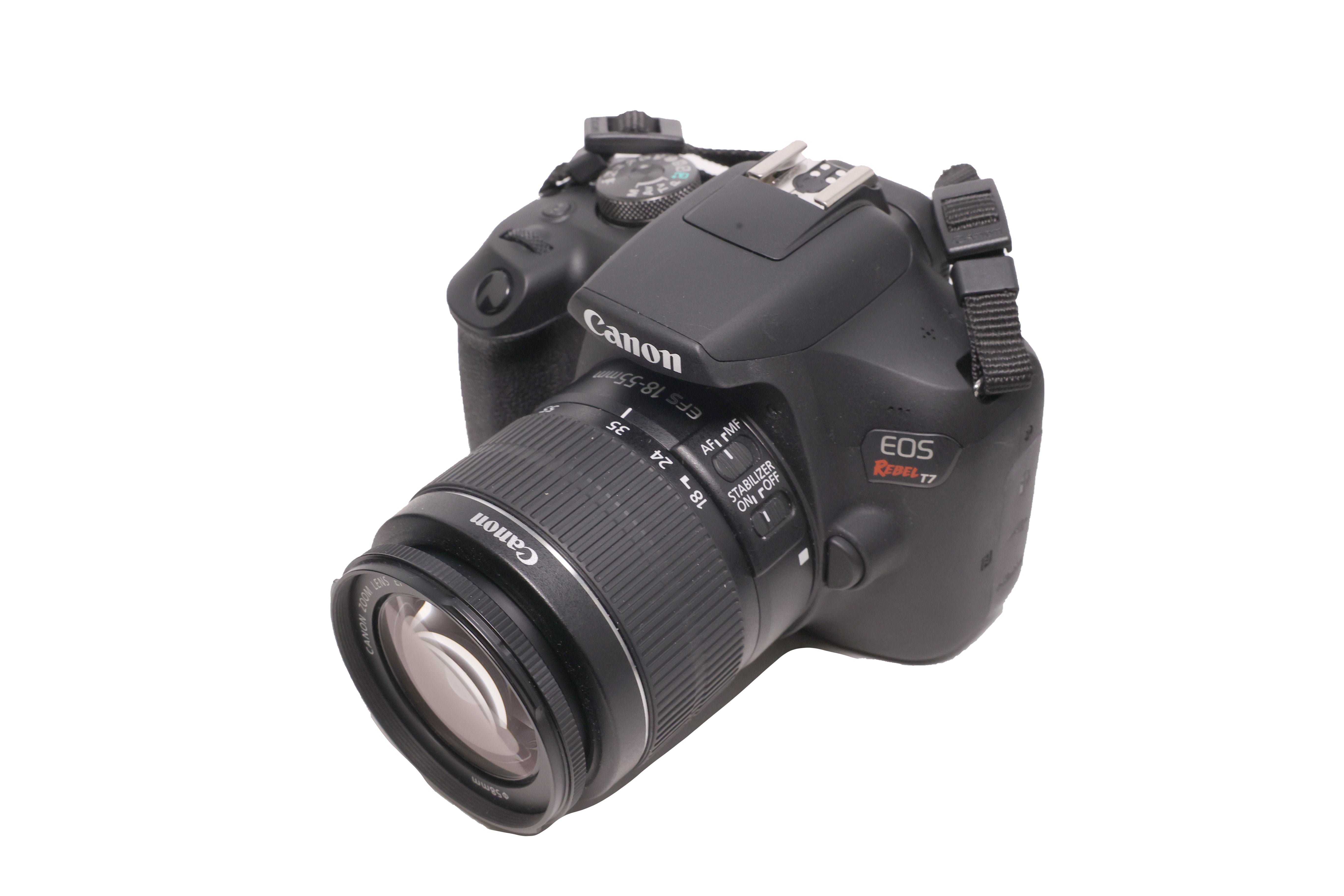 Used Canon EOS Rebel T7 DSLR Camera with 18-55mm Lens