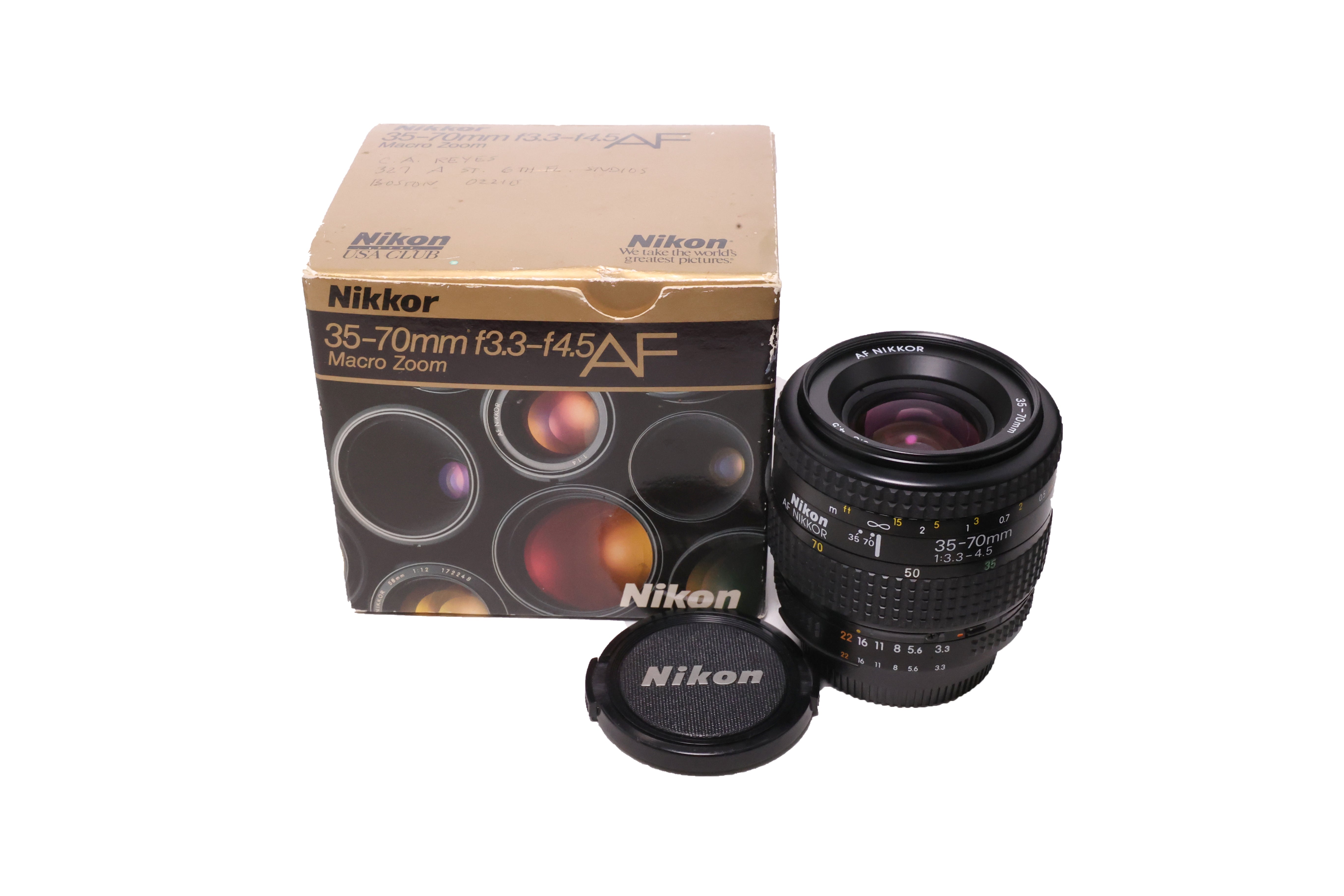 USED Nikon 35-70mm f3.3-4.5 AF Lens
