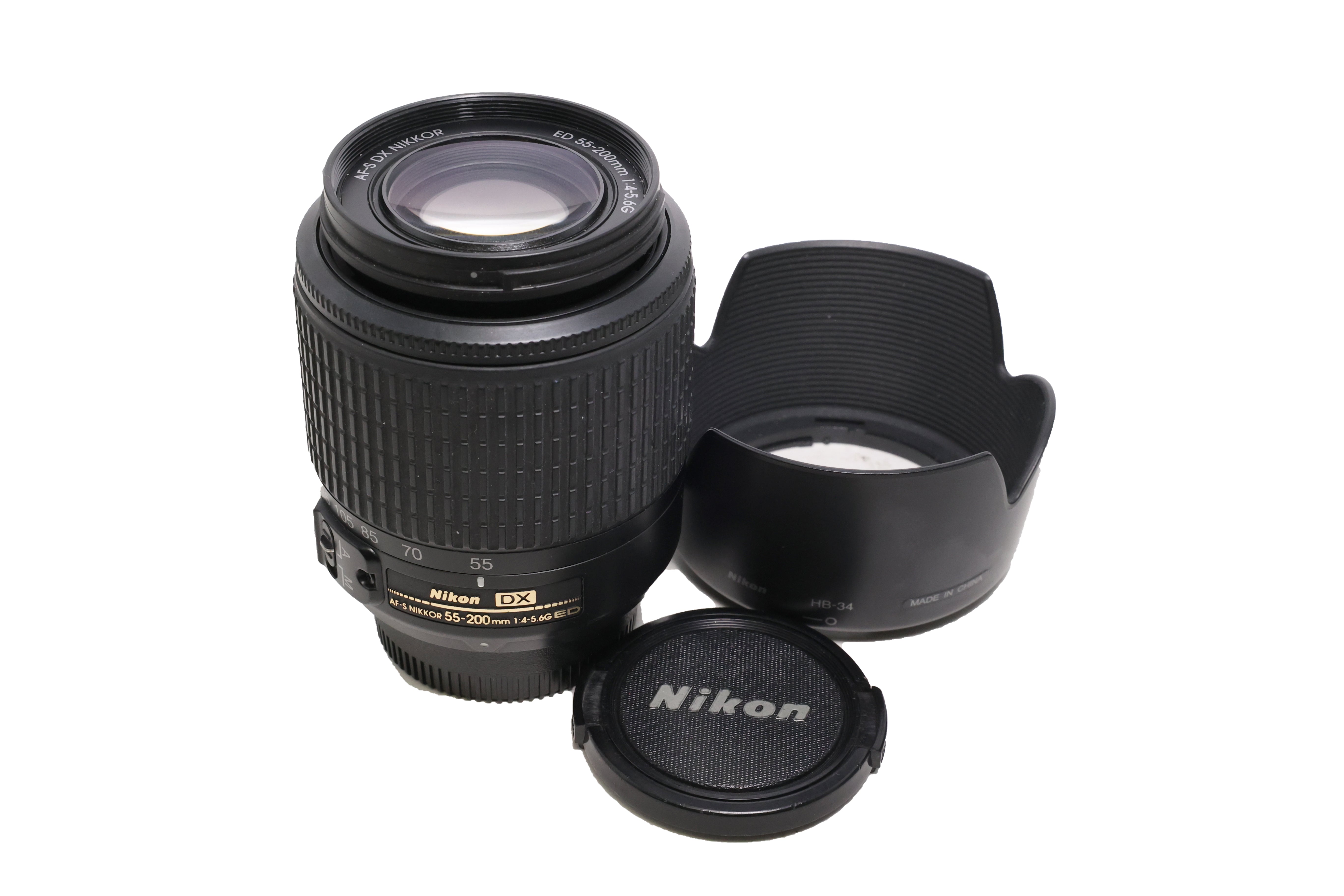 USED Nikon 55-200mm F4-5.6 G ED AF-S DX Lens