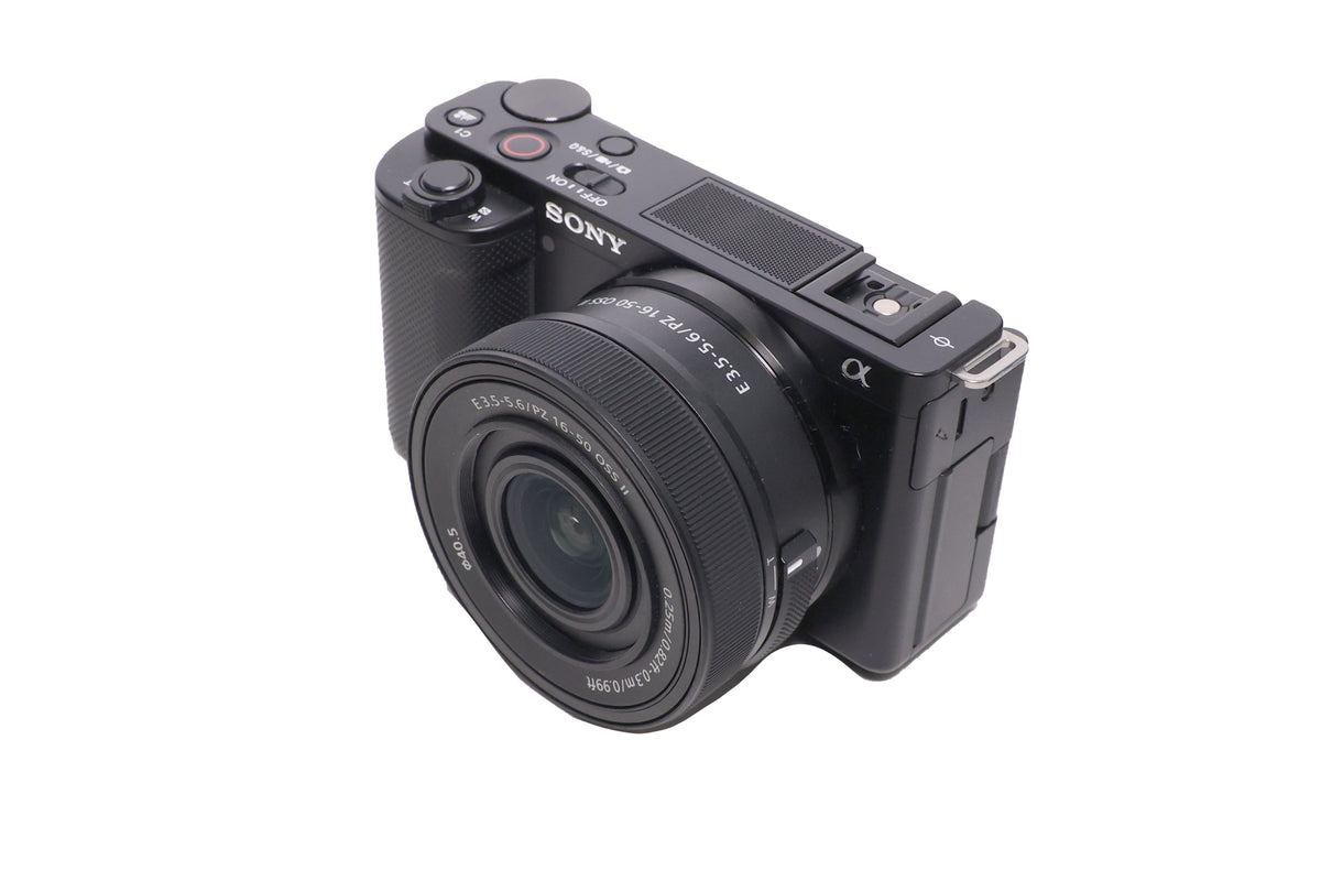 Used Sony Alpha ZV-E10 Camera with 16-50mm Lens Kit - Black