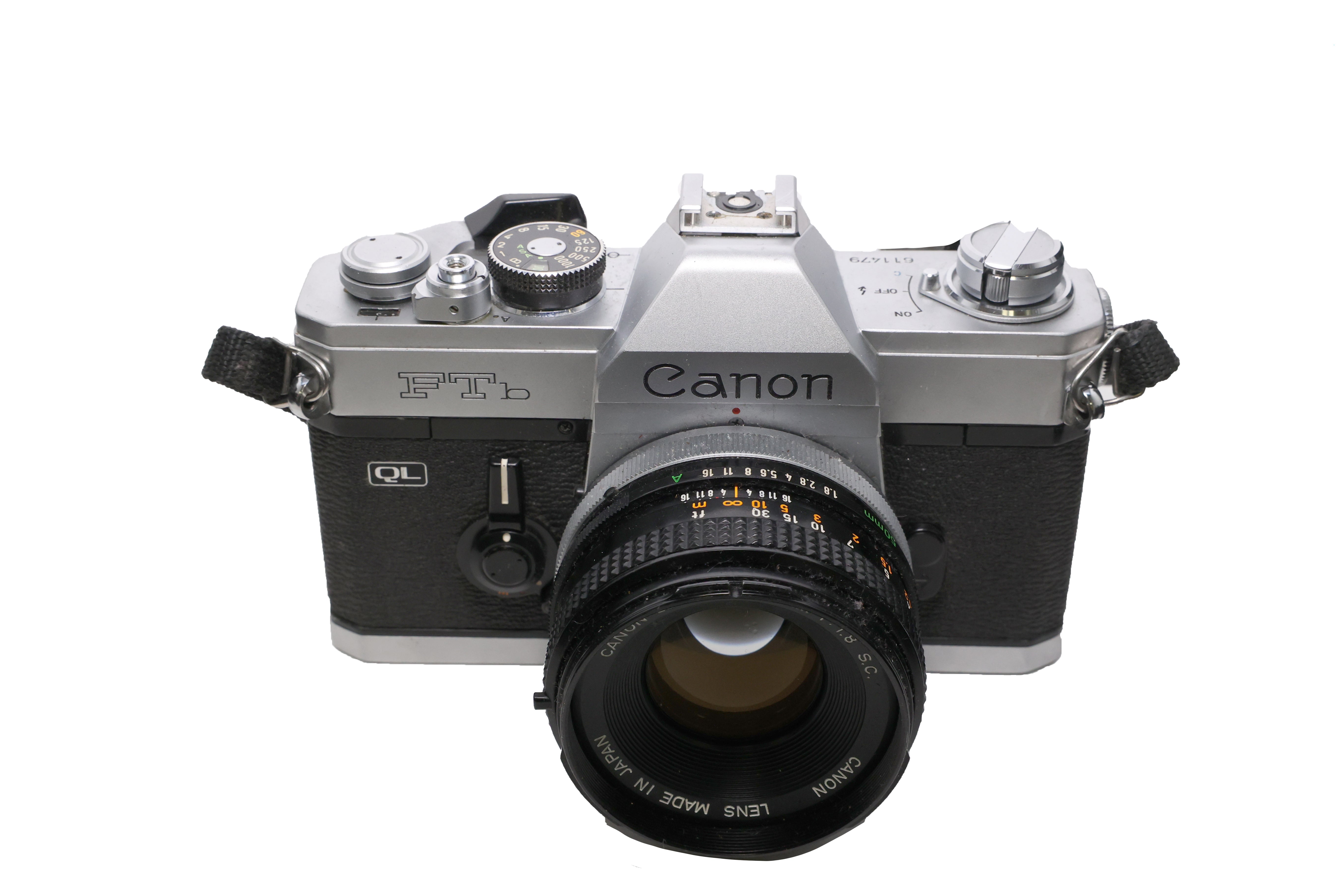 USED Canon FTb QL w/ 50mm 1.8