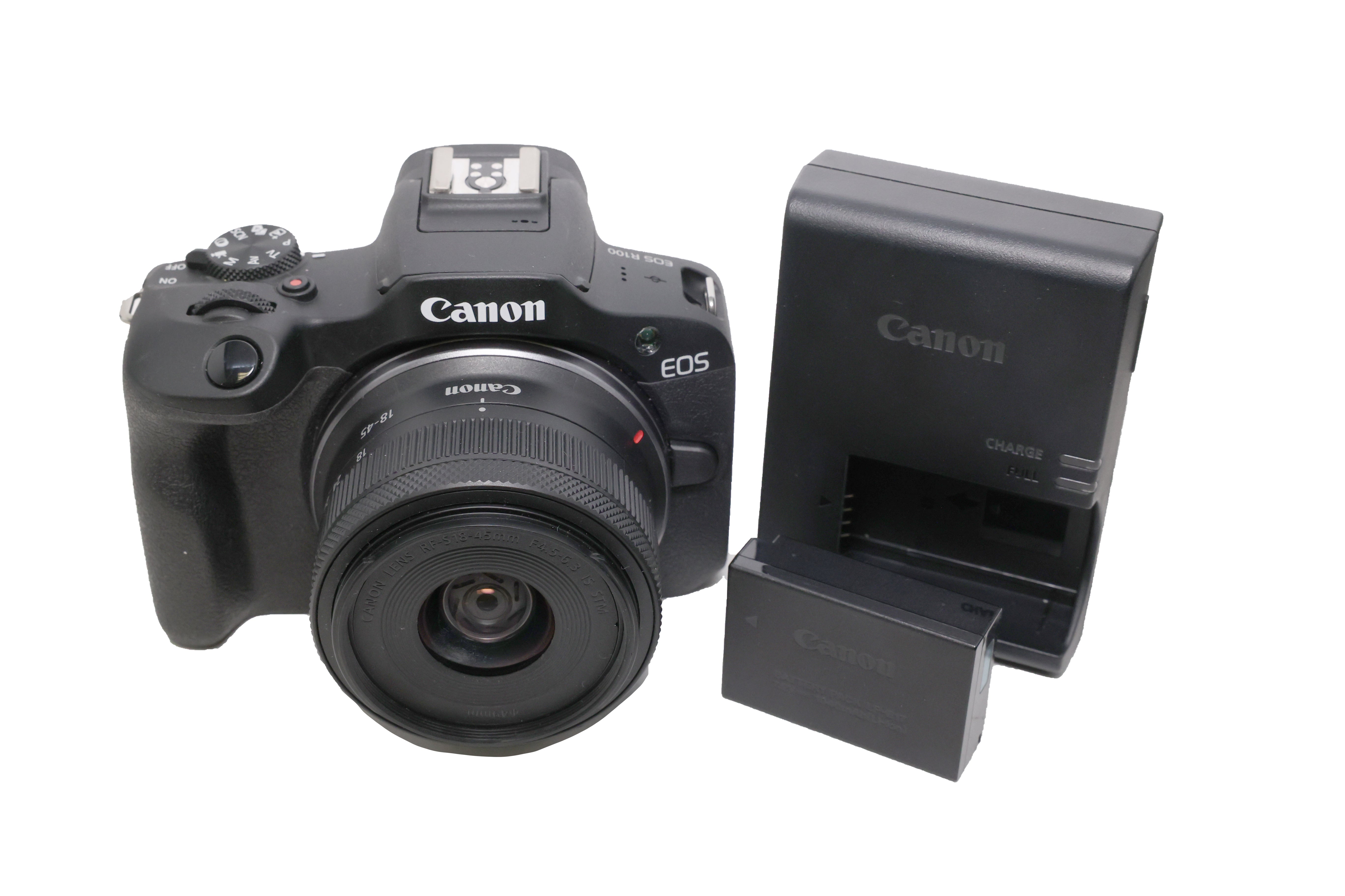 Used Canon EOS R100 Mirrorless Camera with 18-45mm Lens Kit