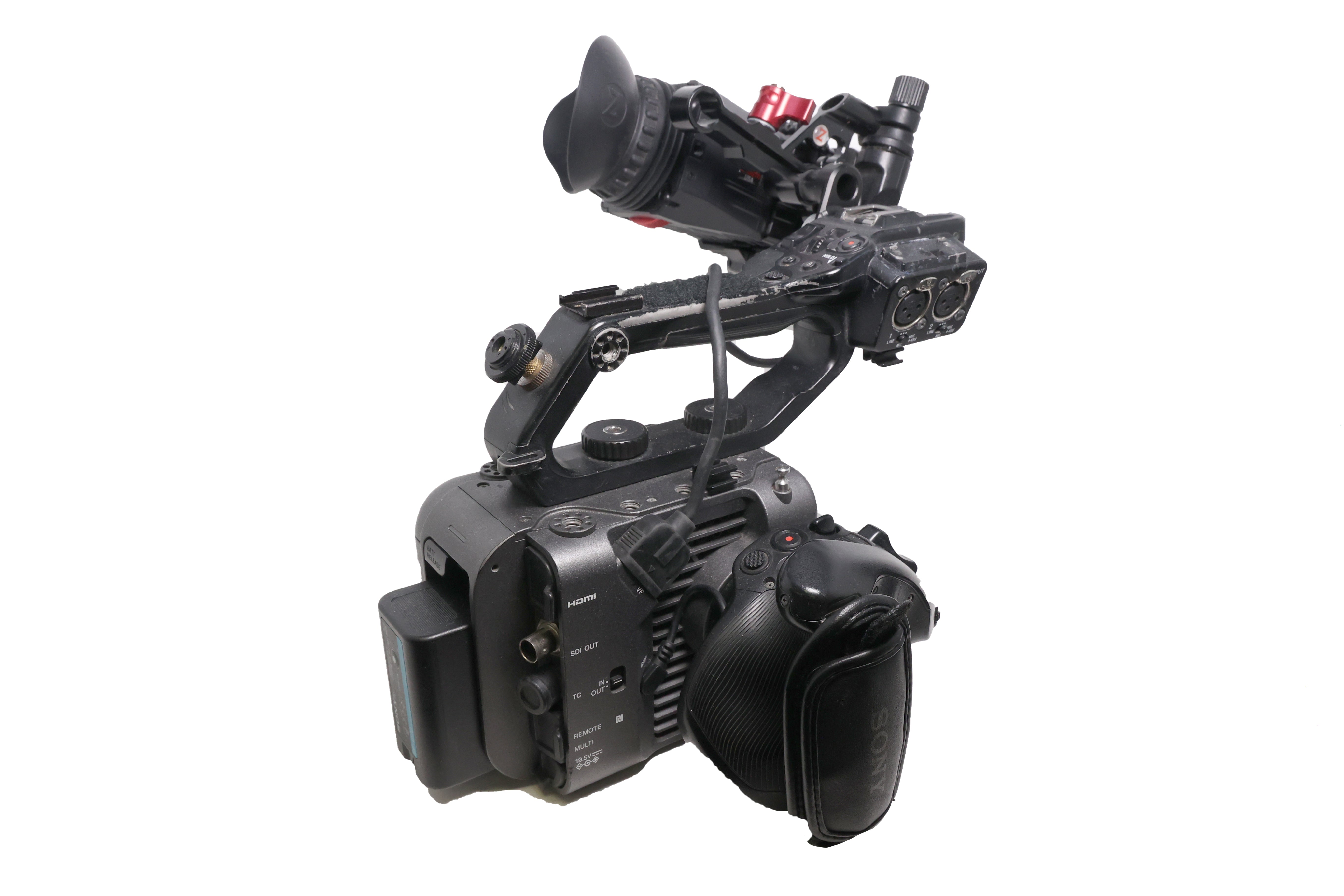 Used Sony FX6 Full-Frame Cinema Camera with XLR handle & Zacuto Z-finder (Body Only)