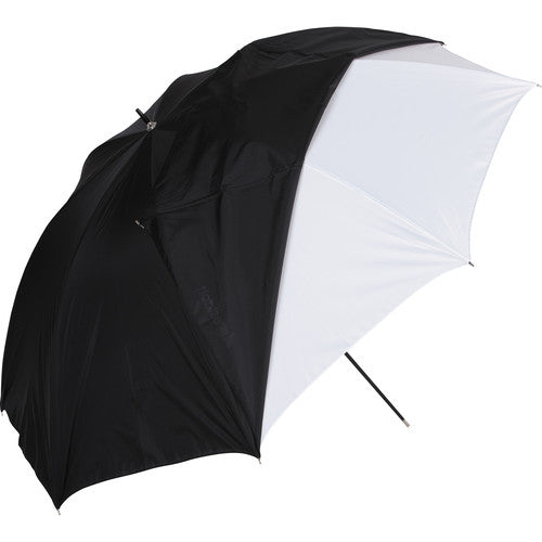 Westcott Umbrella - White Satin, Black-32"