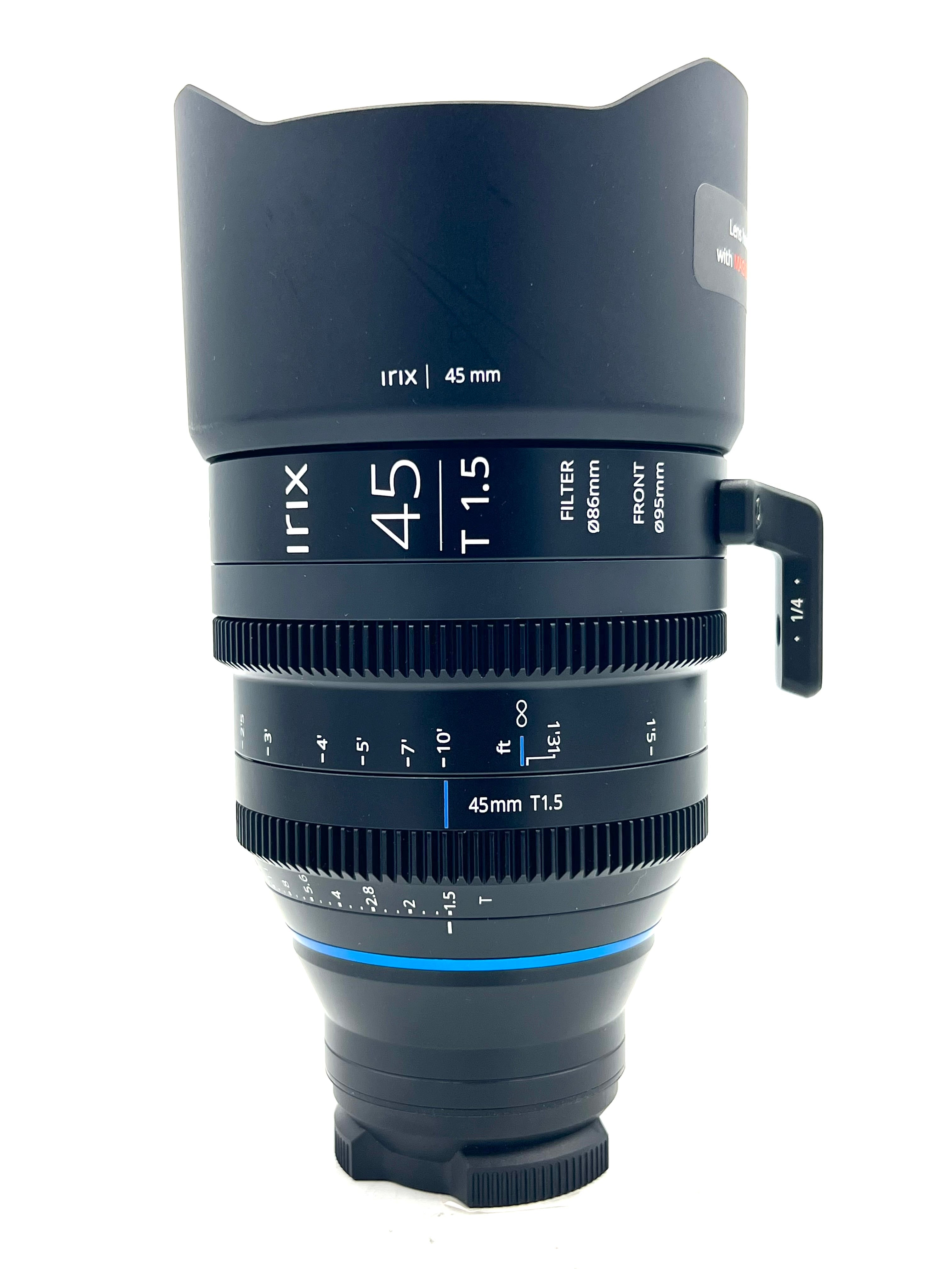 Used IRIX 45mm T1.5 Cine Lens (Fuji X, Feet)