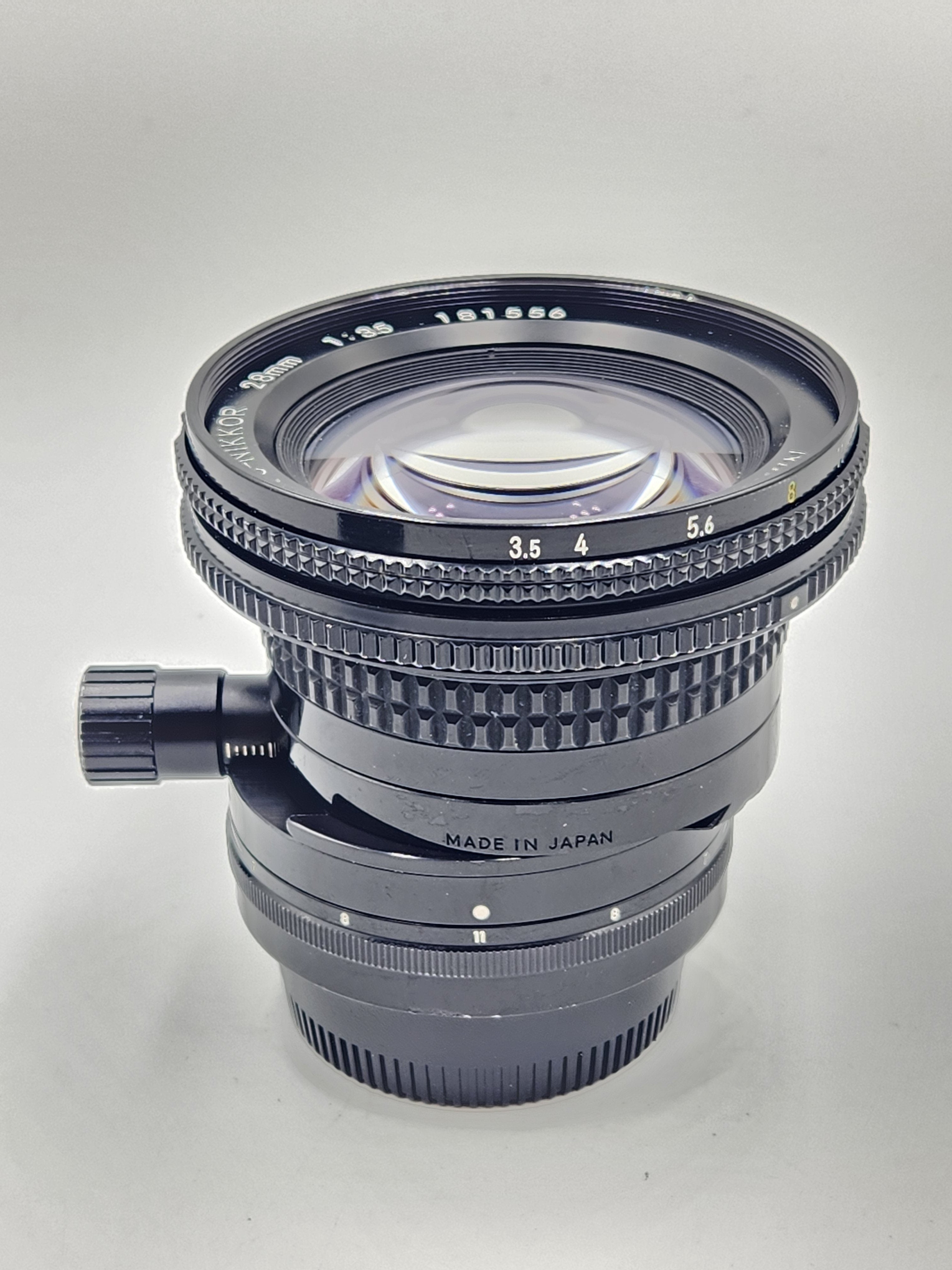 USED Nikon 28mm f/3.5 PC-Nikkor Tilt Shift Lens