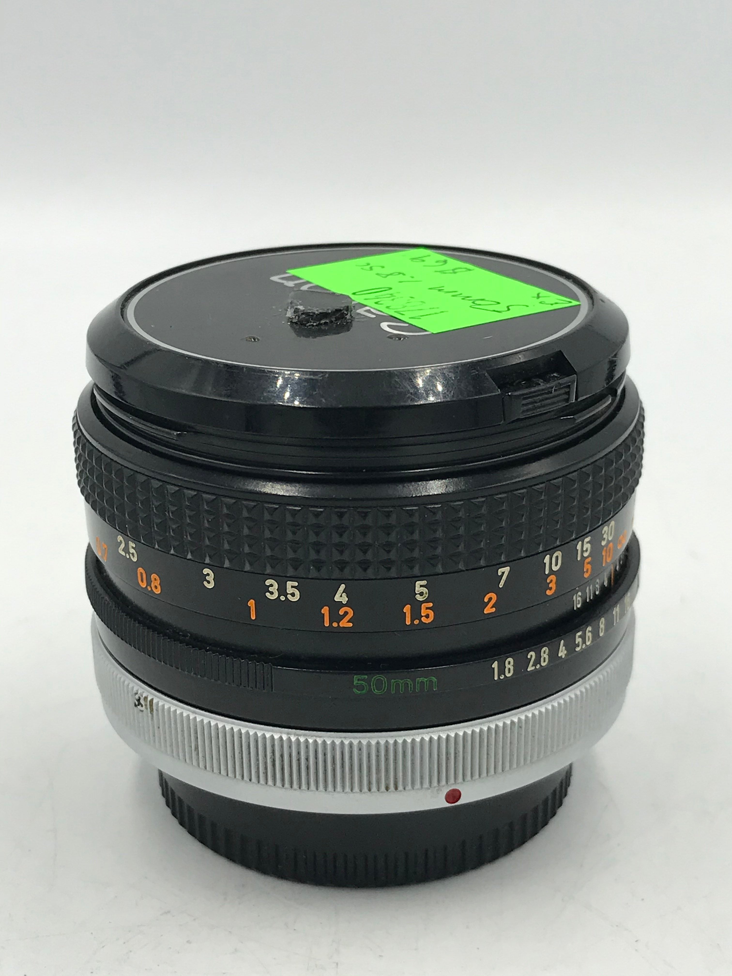 Used Canon 50mm F1.8 SC MF Film Lens