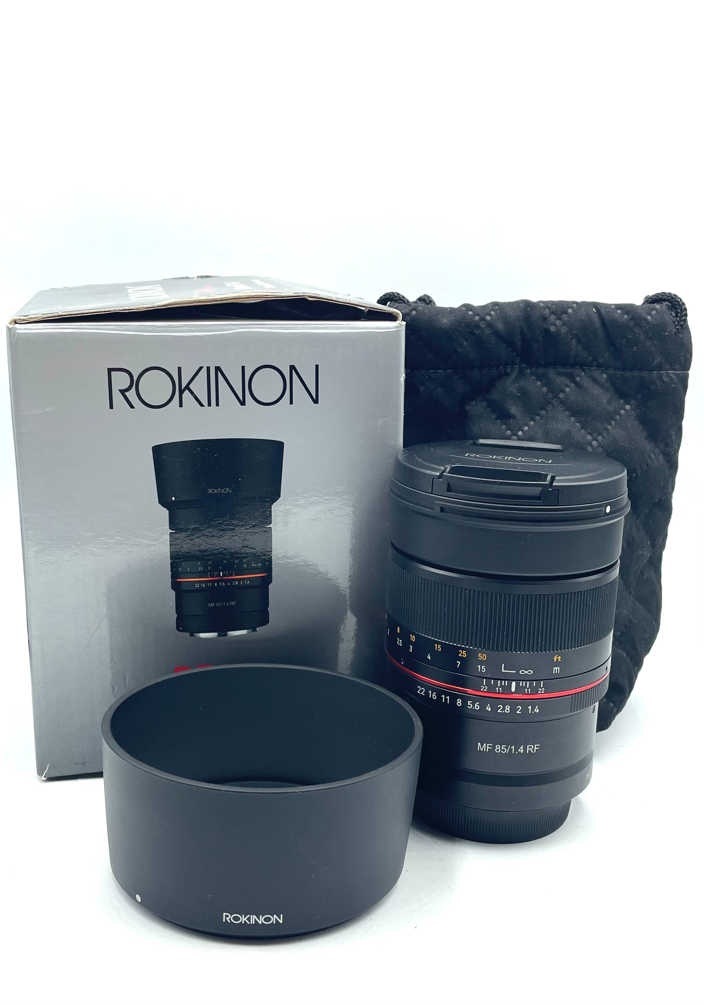 Used Rokinon 85mm f/1.4 Lens for Canon RF