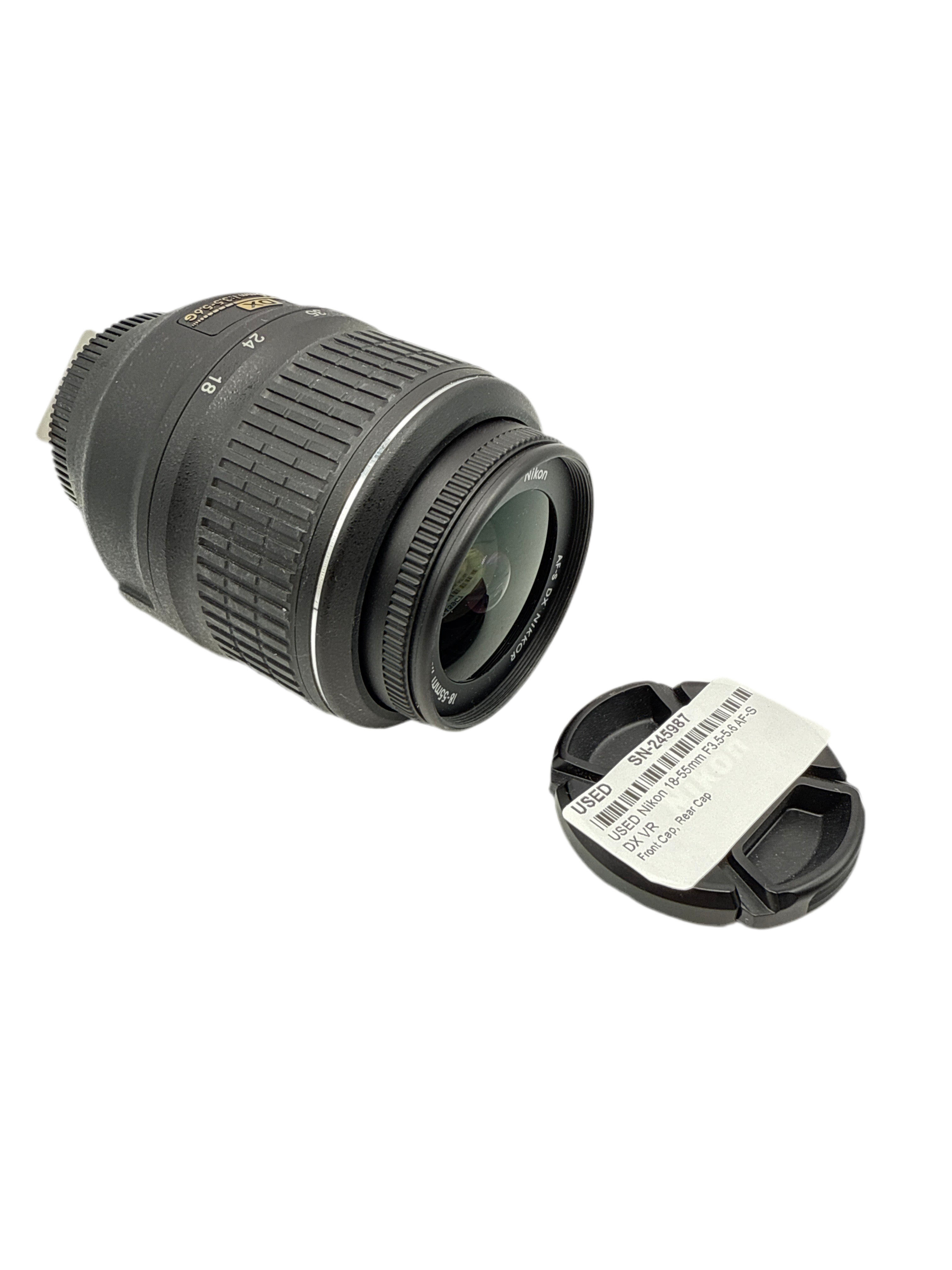 USED Nikon 18-55mm F3.5-5.6 AF-S DX VR