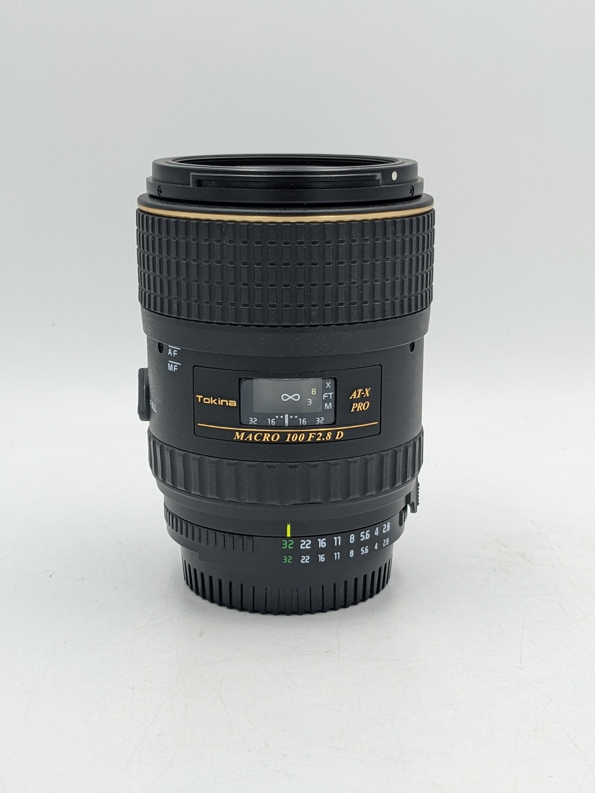 USED Tokina 100mm F2.8 Macto AT-X PRO D