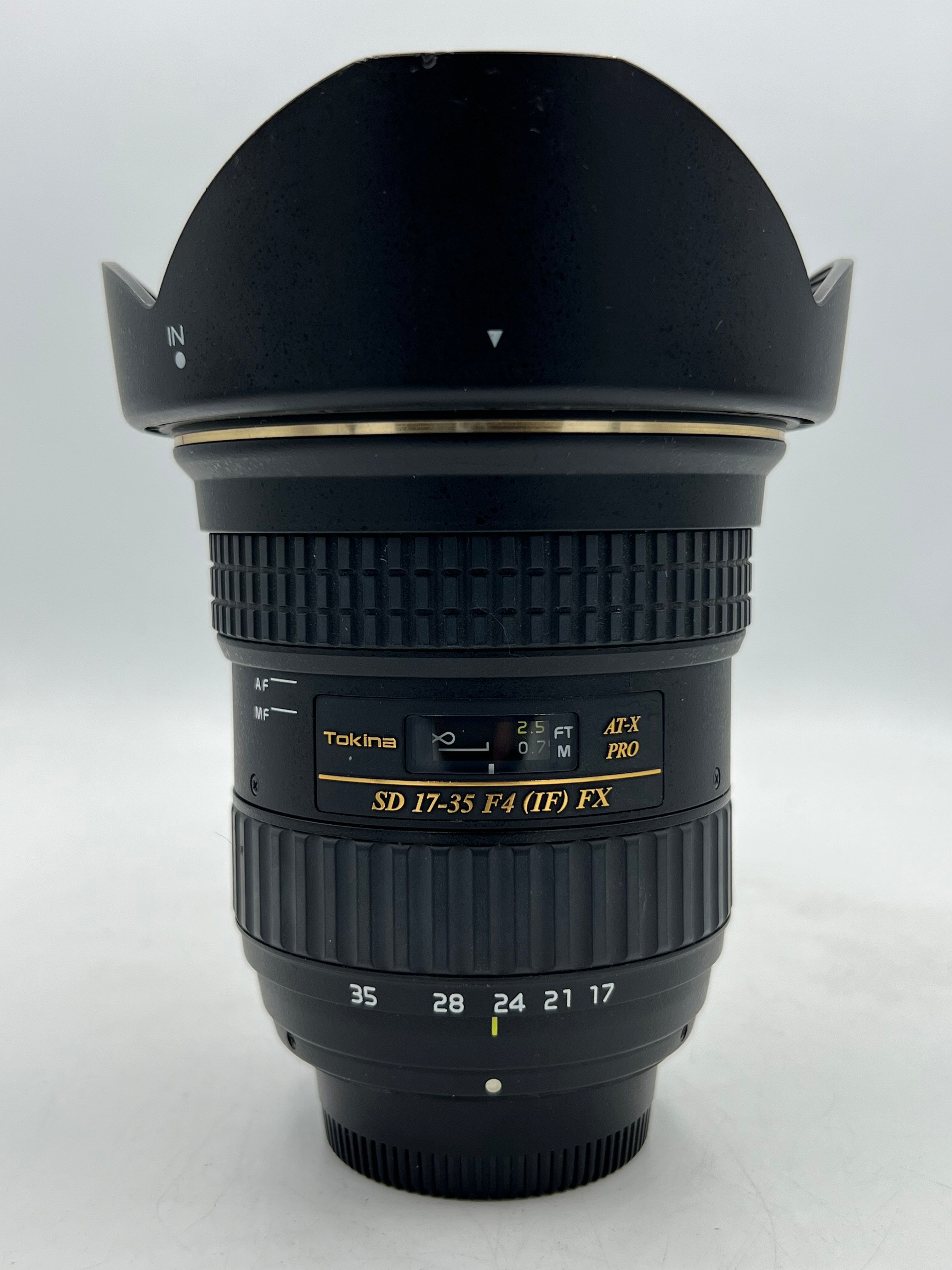 USED Tokina 17-35mm F4 Pro FX Lens for Nikon
