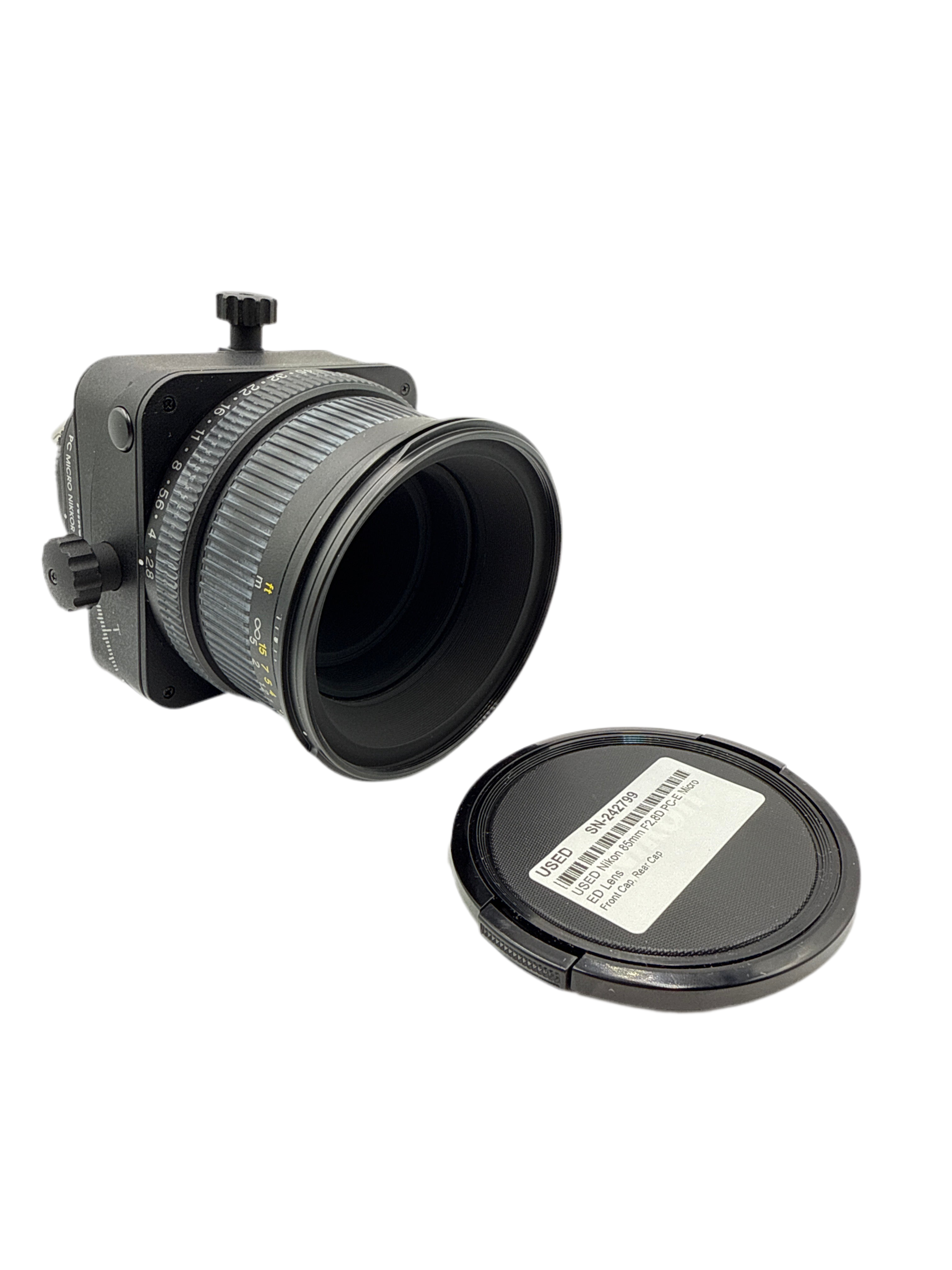 USED Nikon 85mm F2.8D PC-E Micro ED Lens