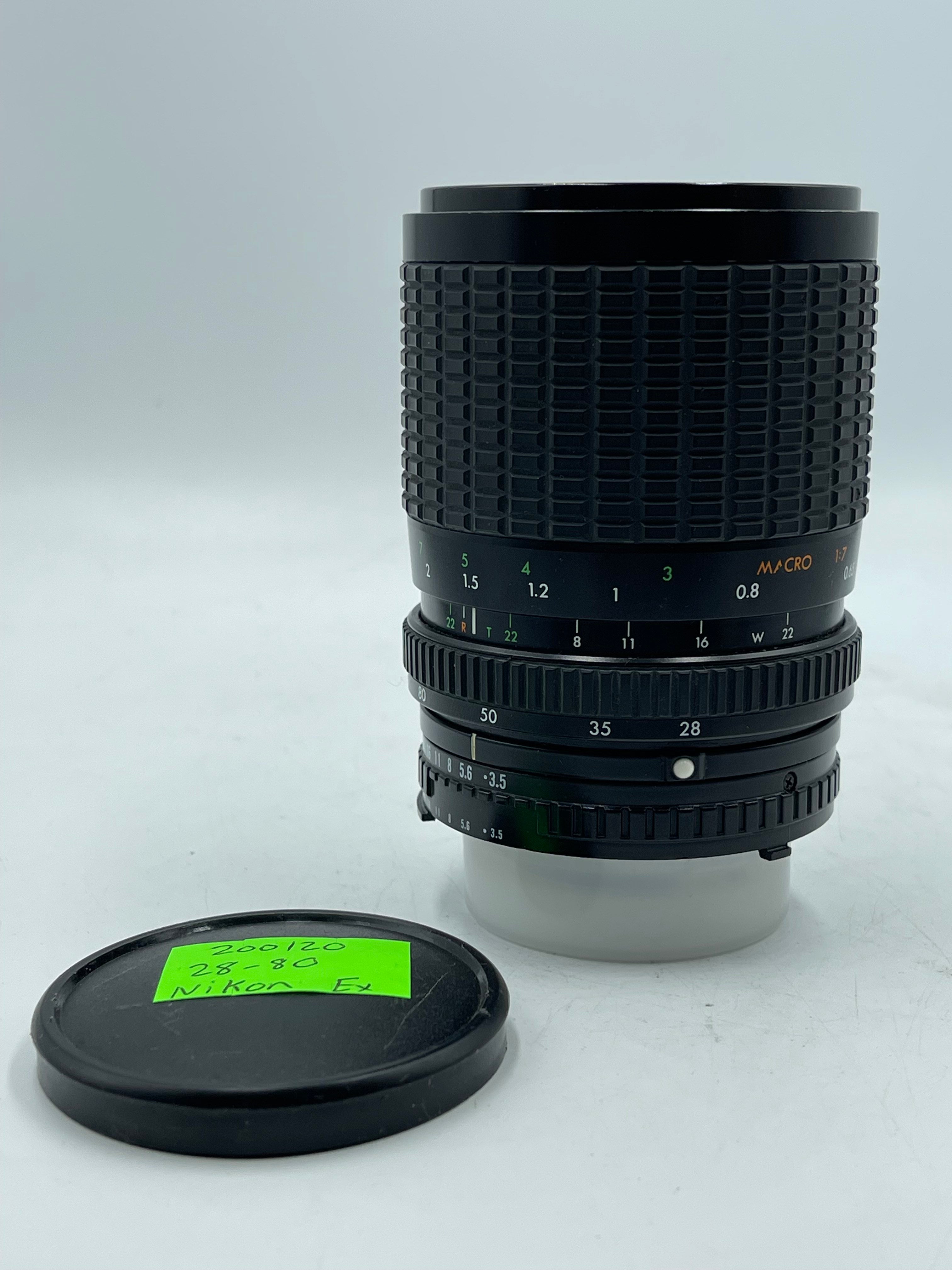 USED Sigma 28-80mm F3.5-4.5 for Nikon Lens