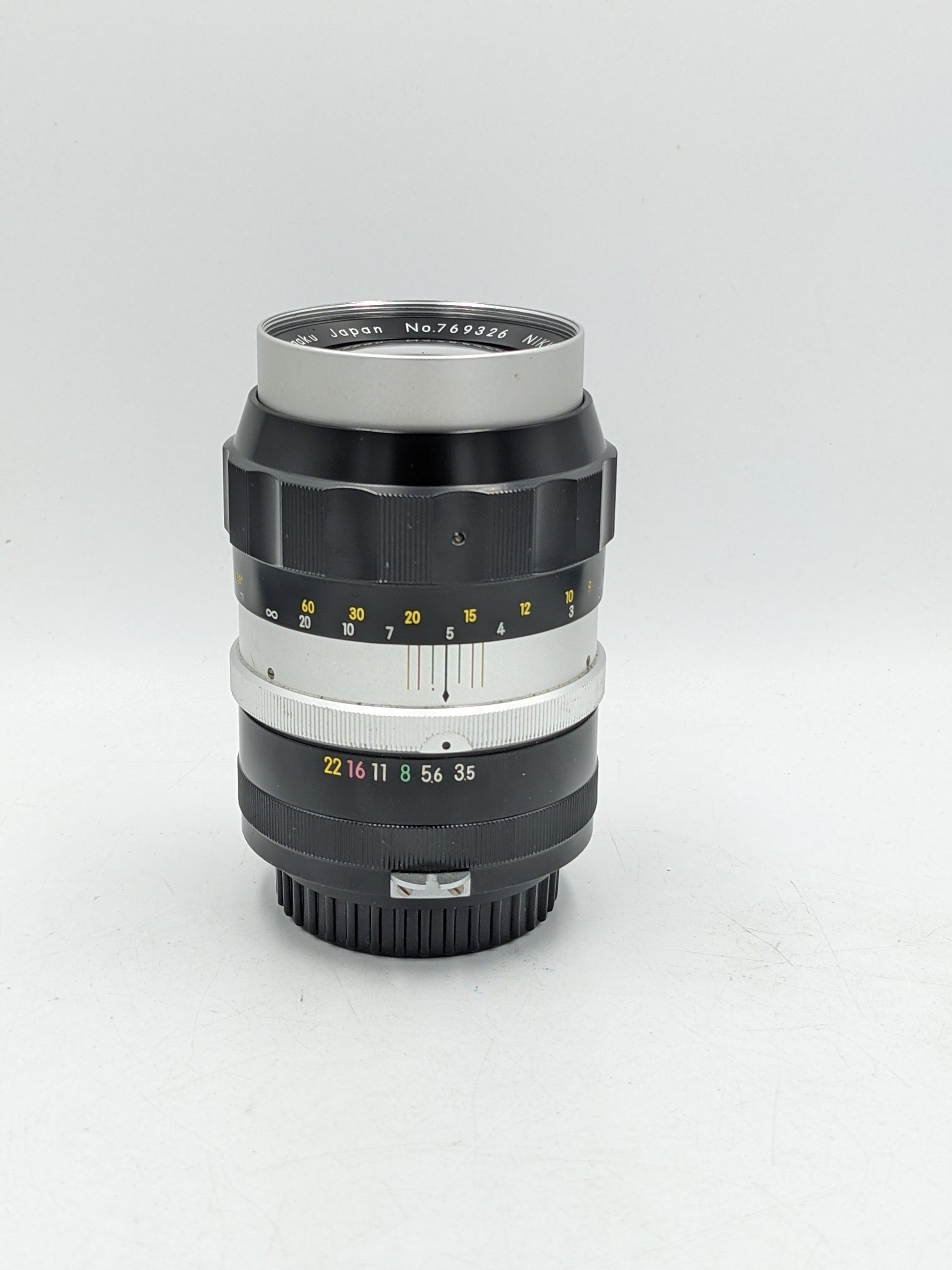 USED Nikon 135mm F3.5 MF Film Lens