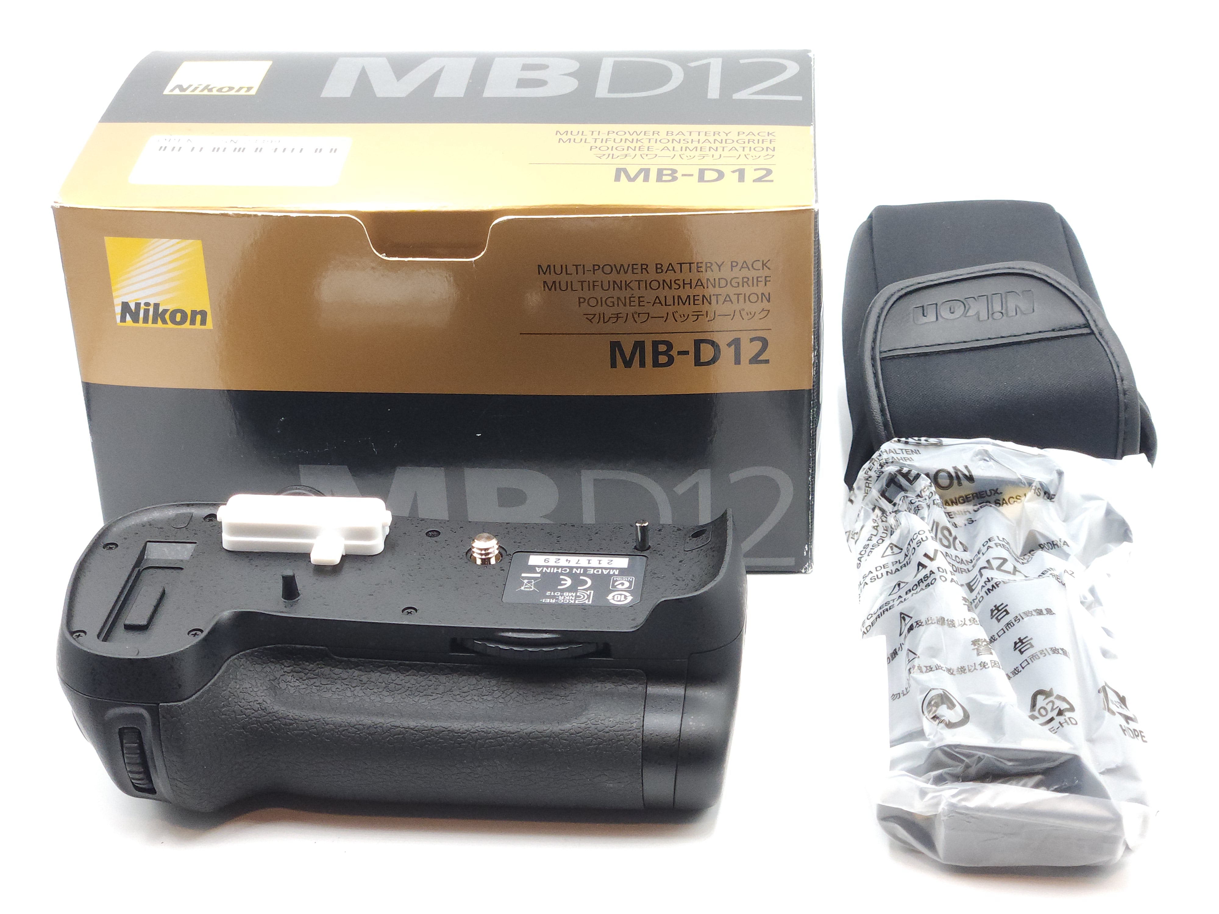 Open Box Nikon MB-D12 Multi Battery Power Pack Grip for D800 / D800E / D810