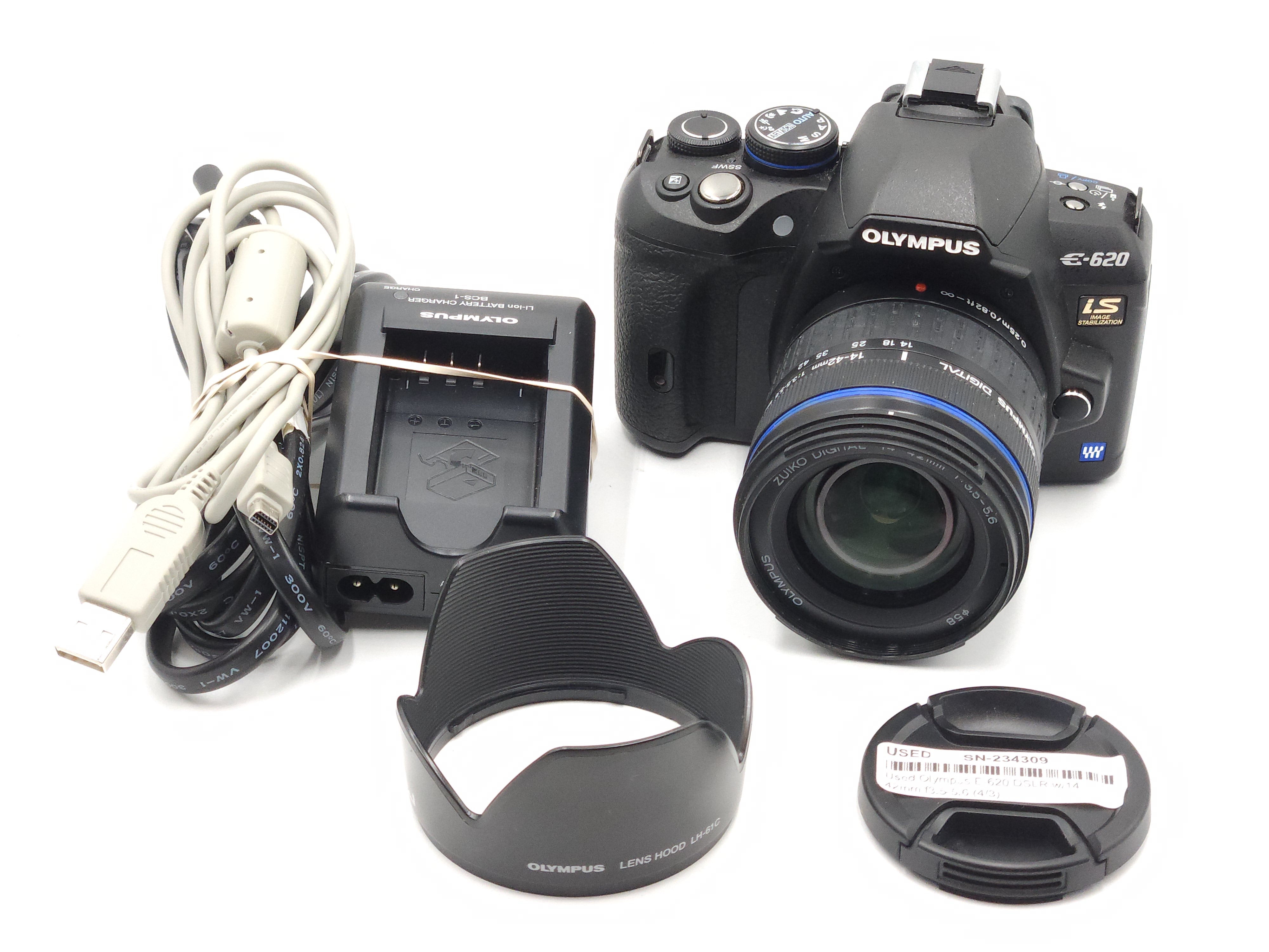 Used Olympus E-620 DSLR w/14-42mm f3.5-5.6 (4/3)