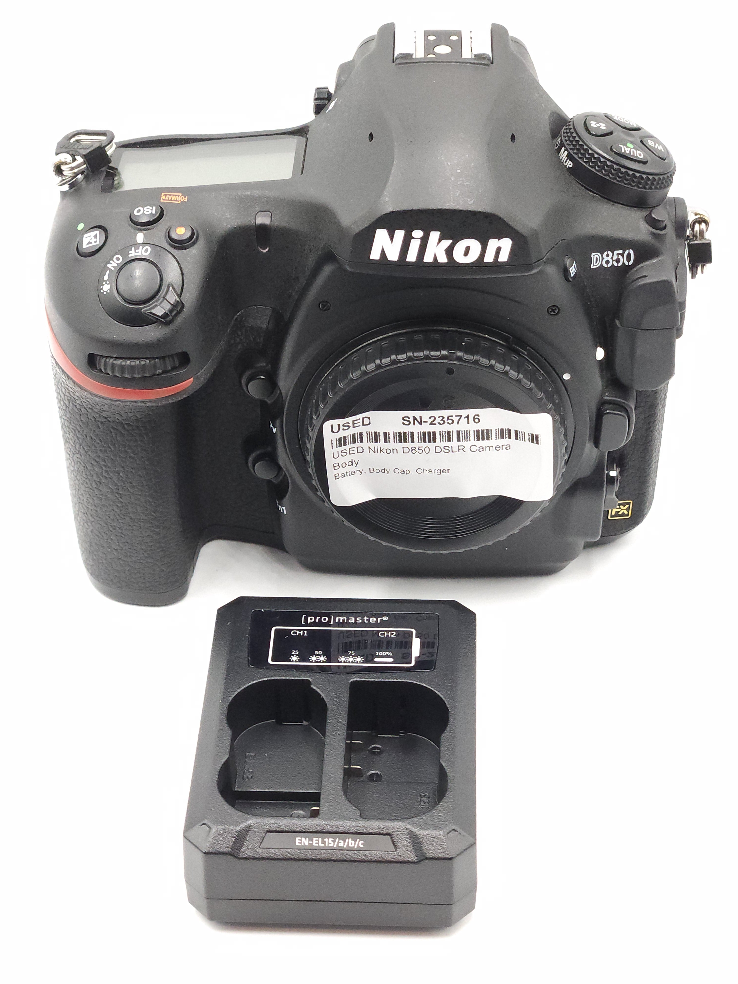 USED Nikon D850 DSLR Camera Body