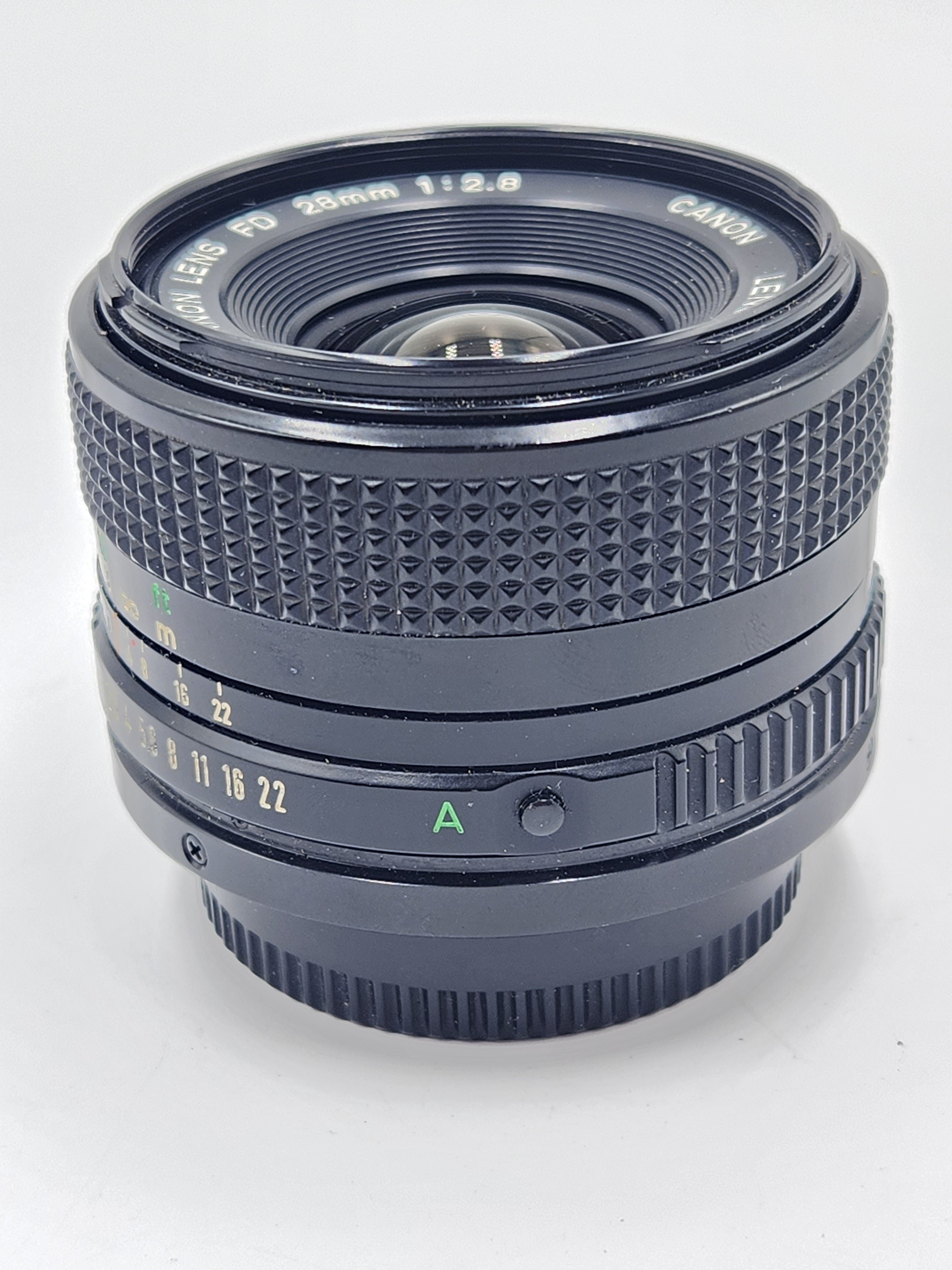 Used Canon 28mm F2.8 MF FD Film Lens