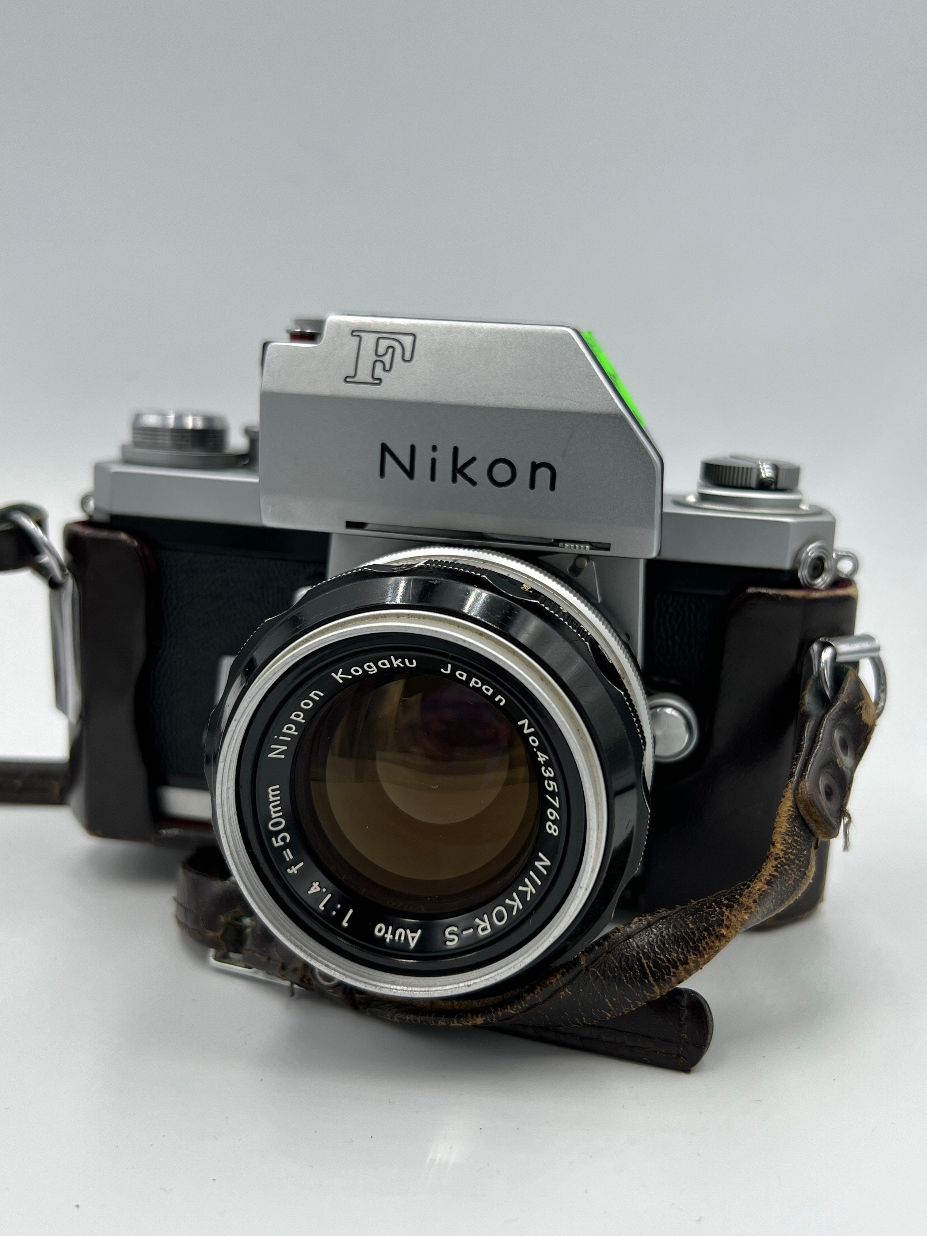 USED Nikon F Film SLR Body W/ 50mm F1.4 Nikkor Lens