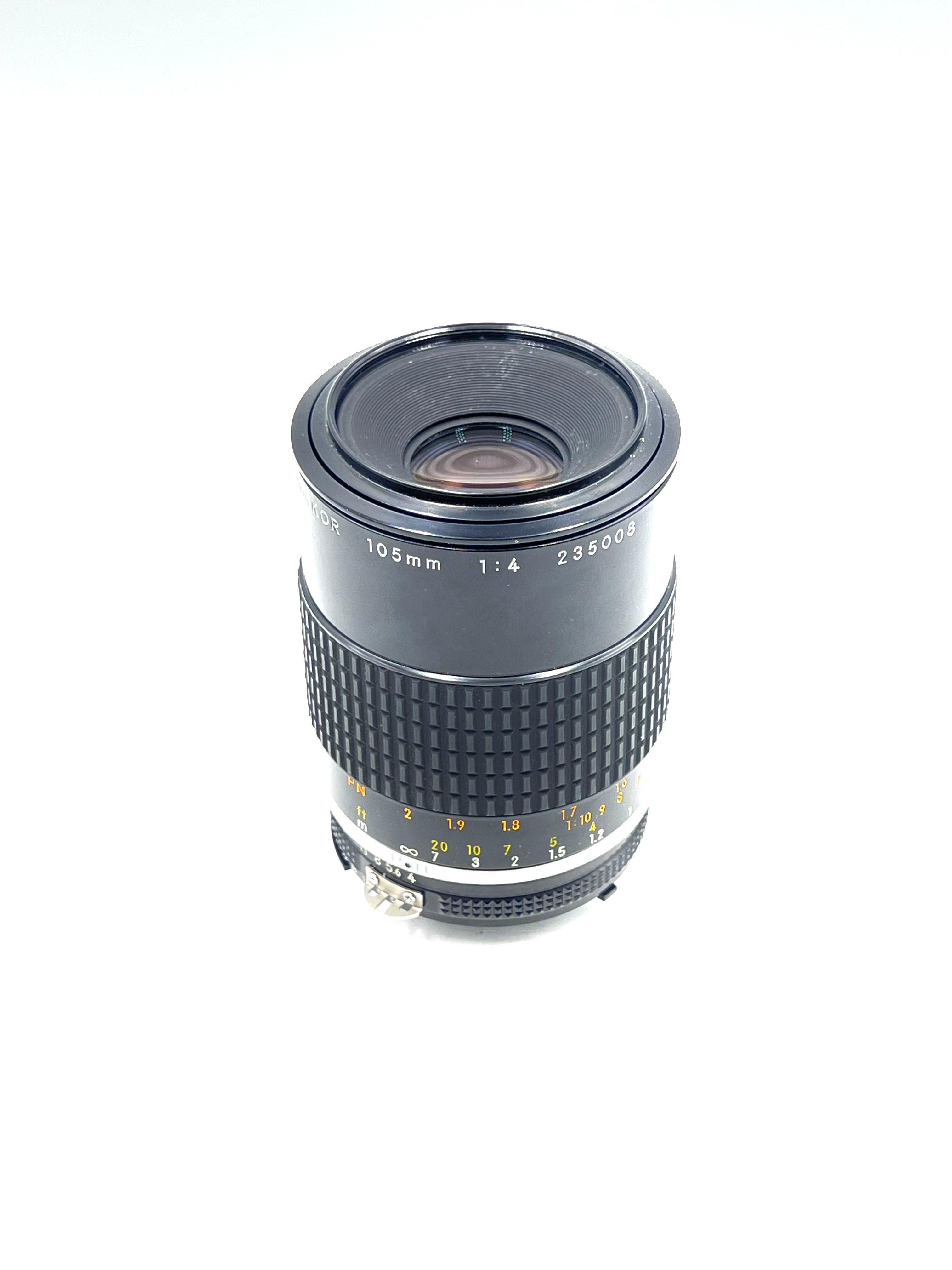 USED Nikon 105mm F4 AIS Lens