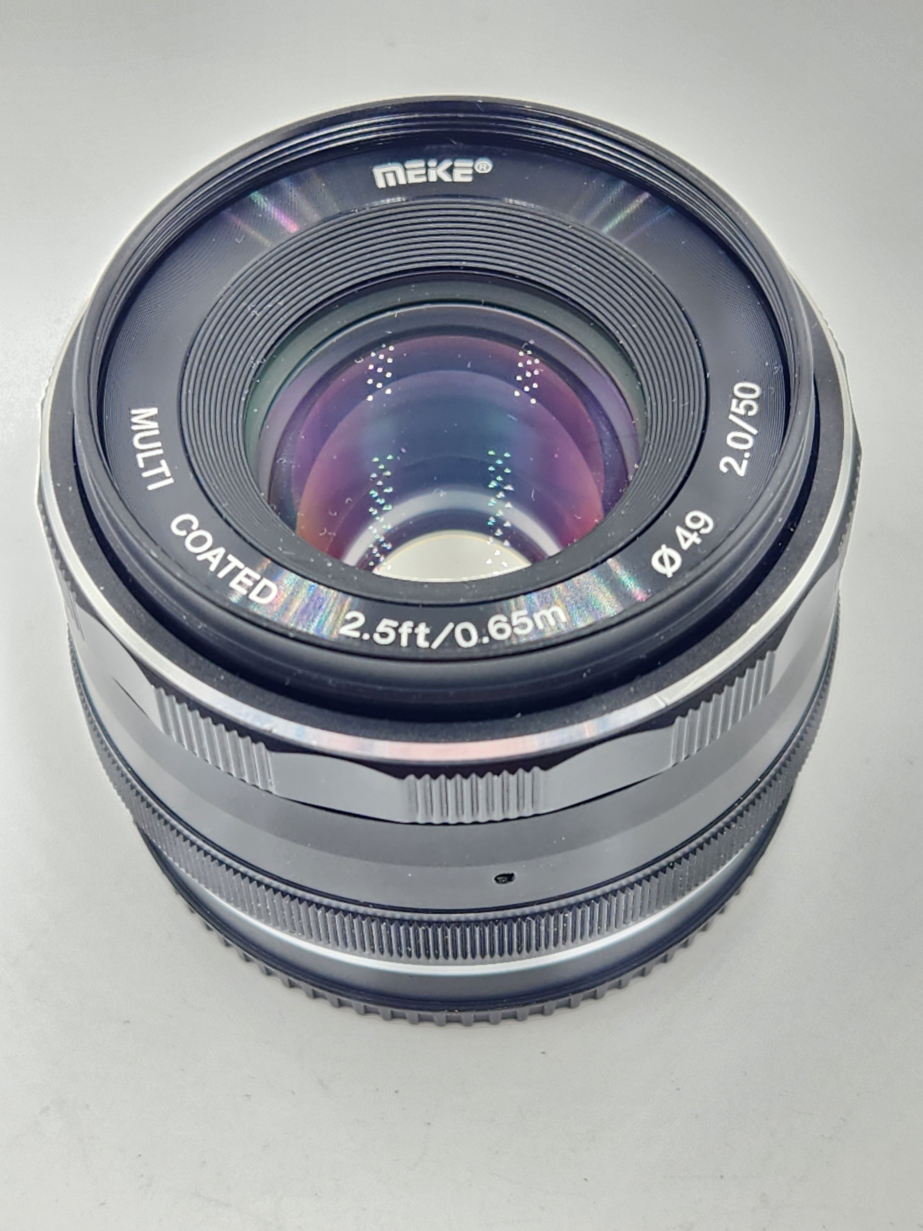 Used Meike50mm f2.0 (Fuji-X) Lens