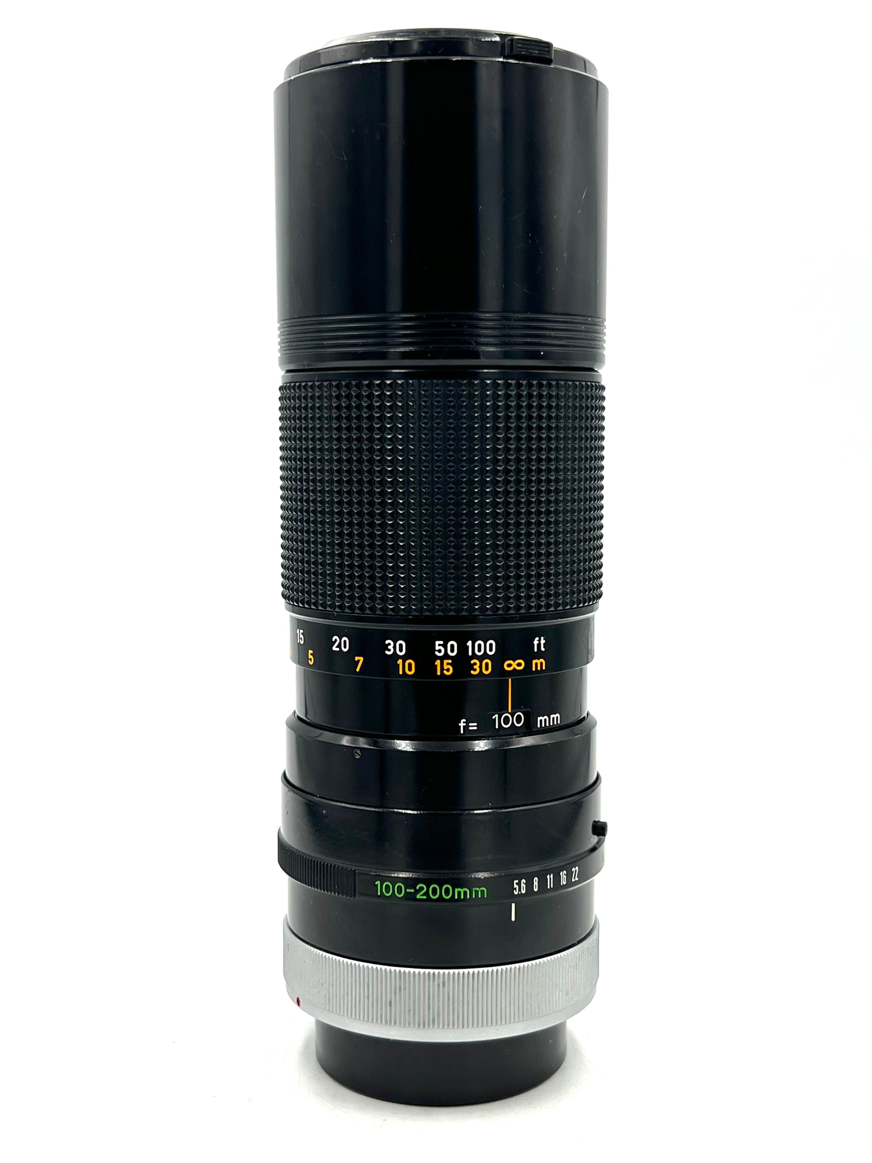 Used Canon 100-200mm F5.6 S.C MF Film Lens (FD Mount)