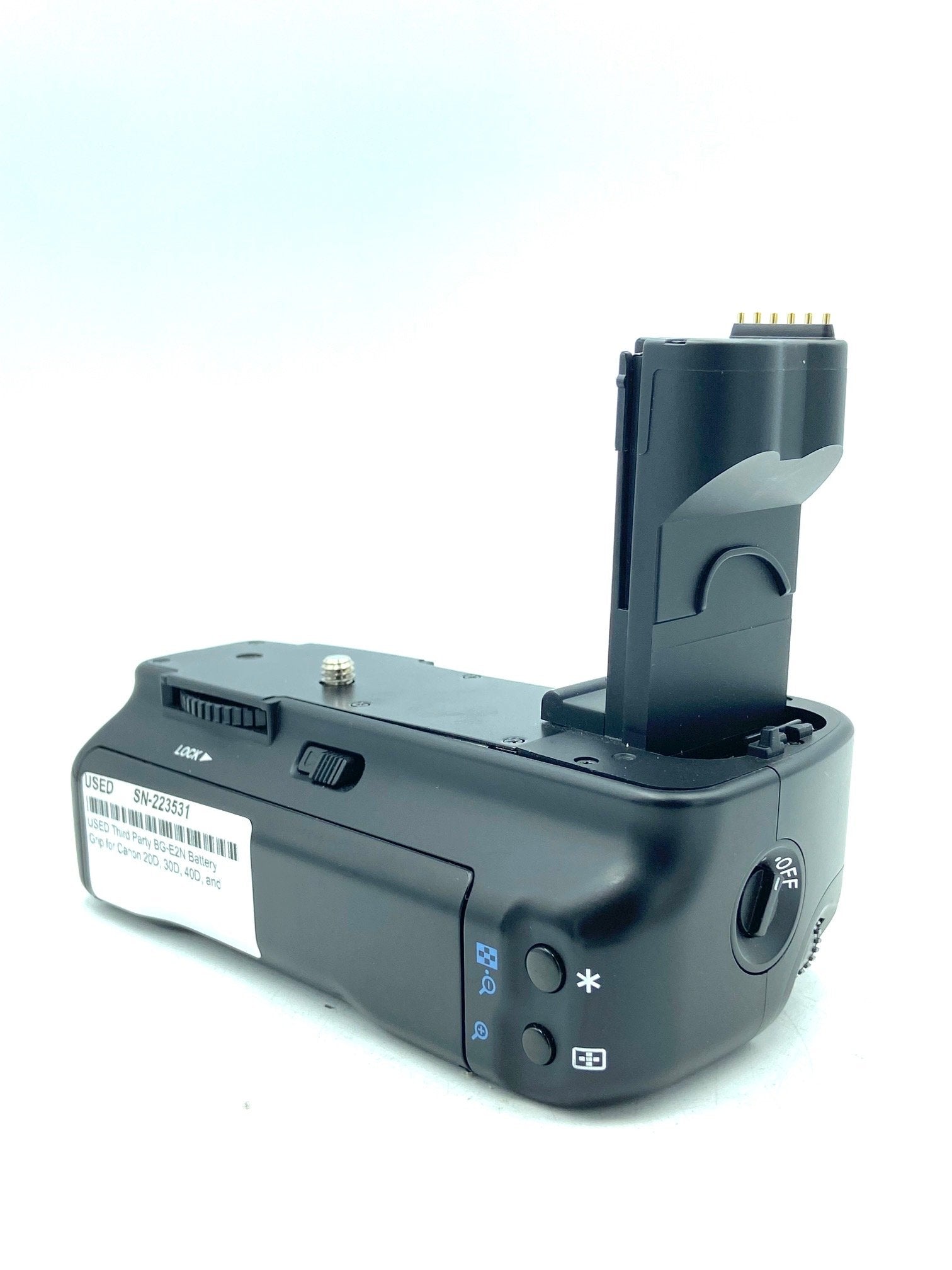 USED Third Party BG-E2N Battery Grip for Canon 20D, 30D, 40D, and 50D