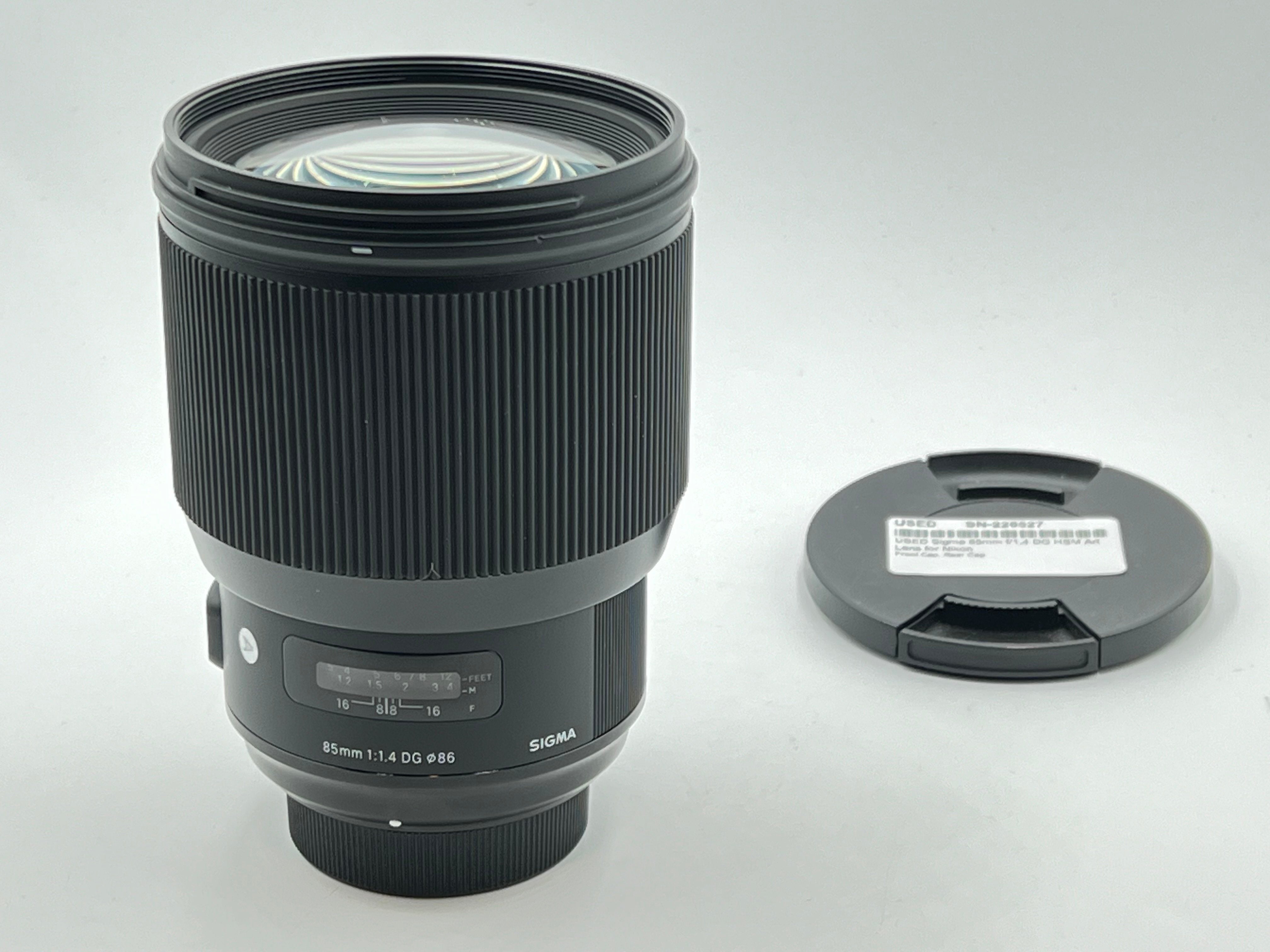 USED Sigma 85mm f/1.4 DG HSM Art Lens for Nikon