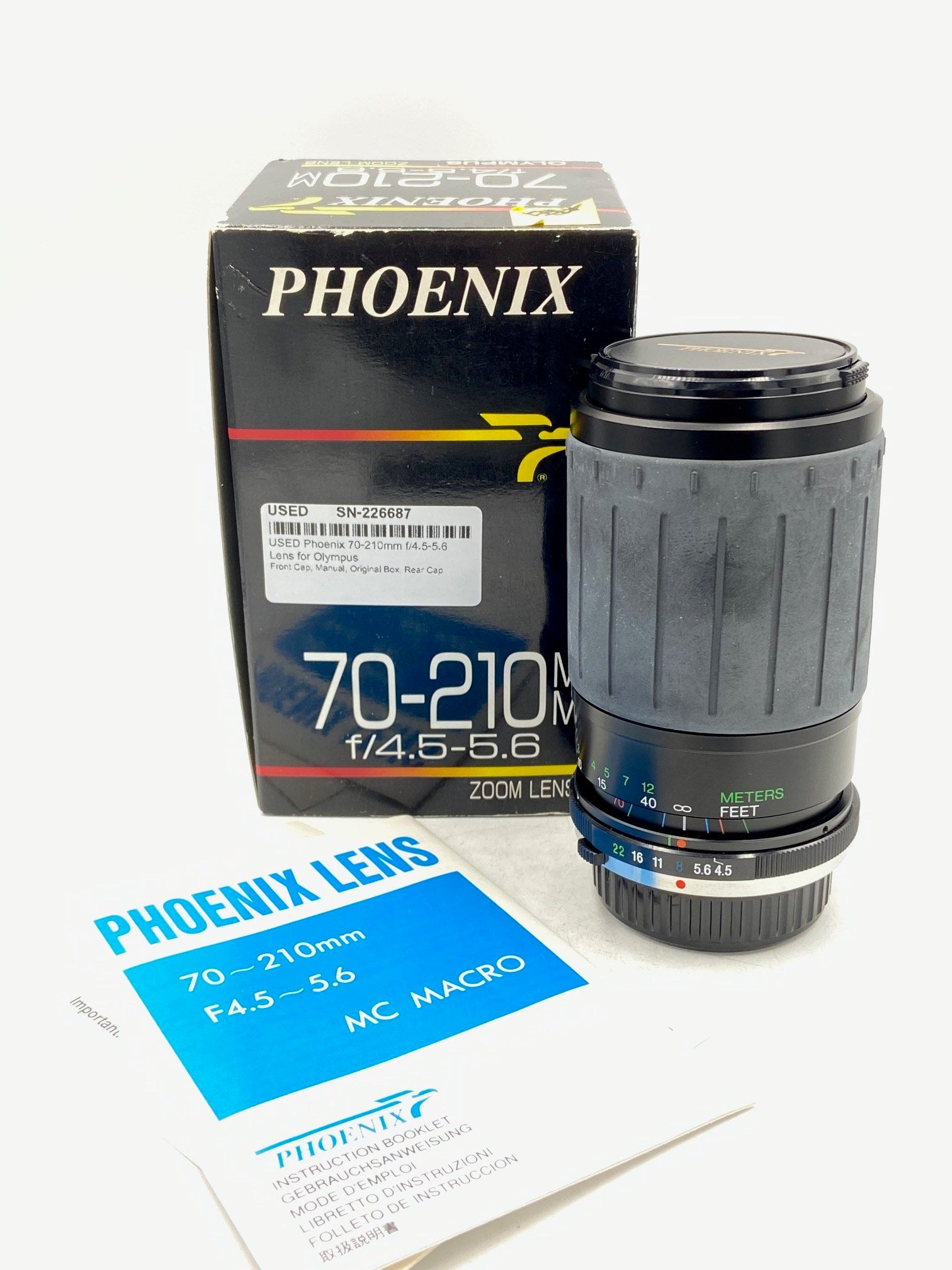 USED Phoenix 70-210mm f/4.5-5.6 Lens for Olympus