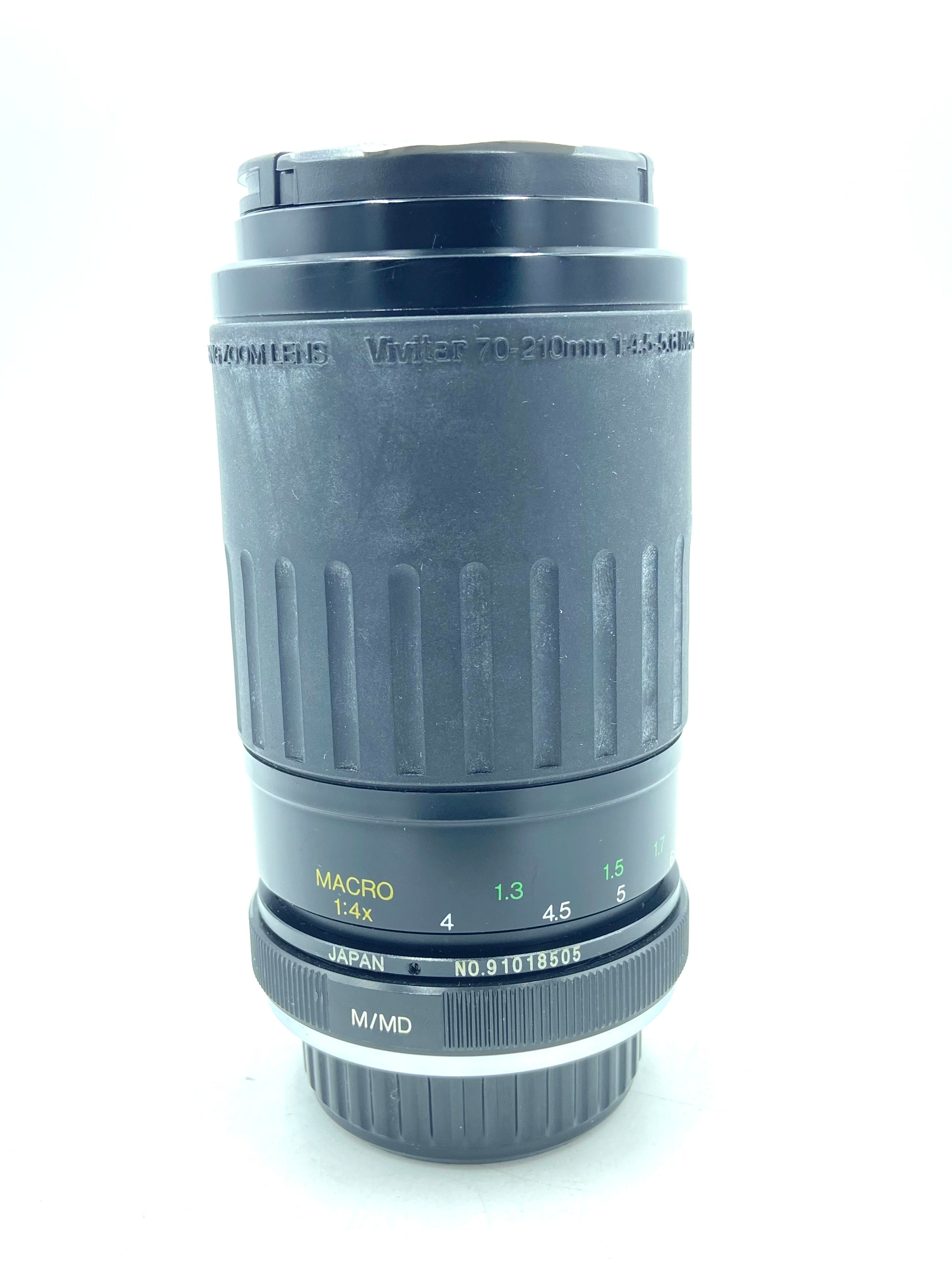 USED Vivitar 70-210mm f/4.5-5.6 Lens for Minolta MD