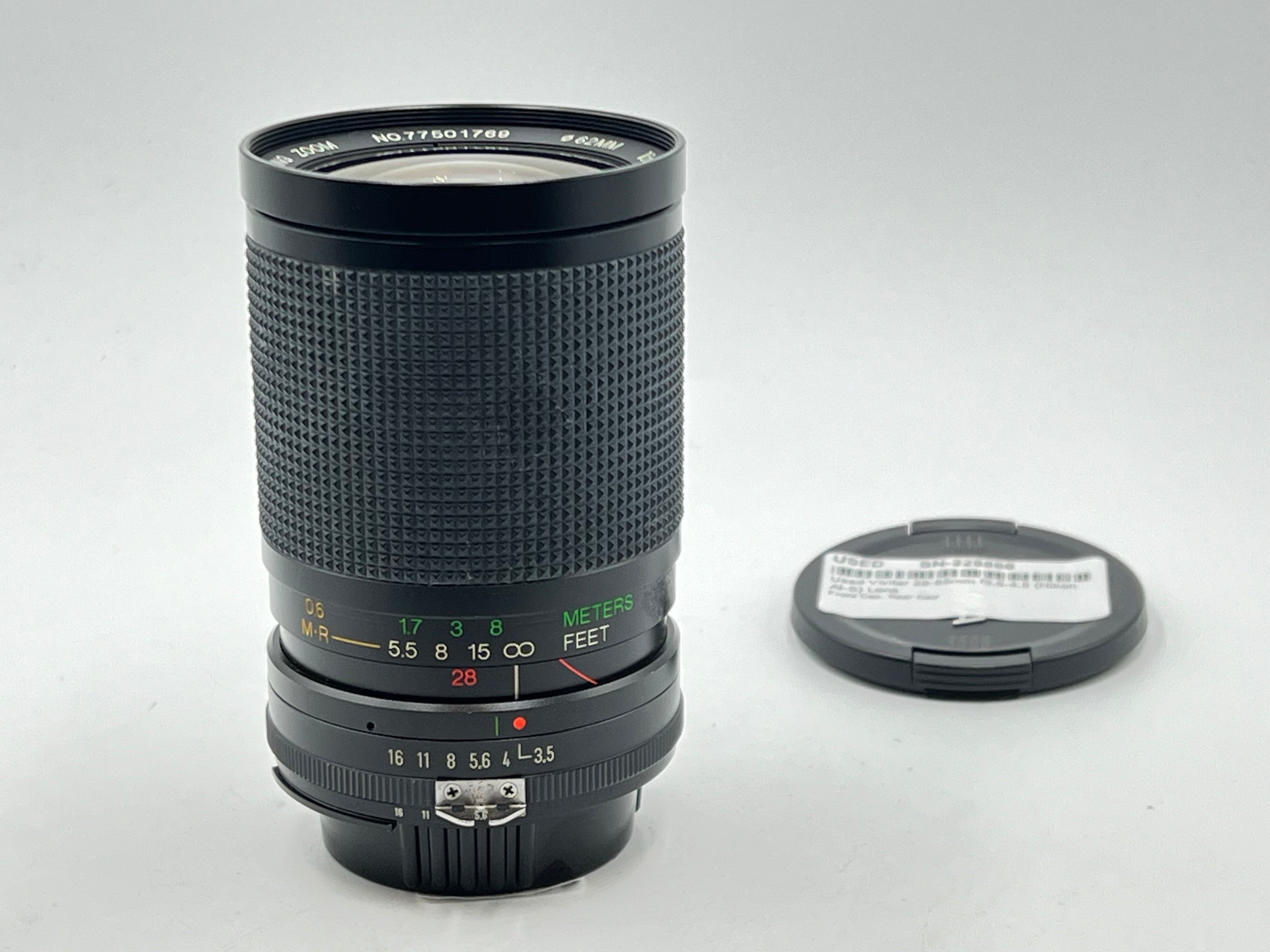 Used Vivitar 28-85mm f3.5-4.5 (Nikon AI-S) Lens