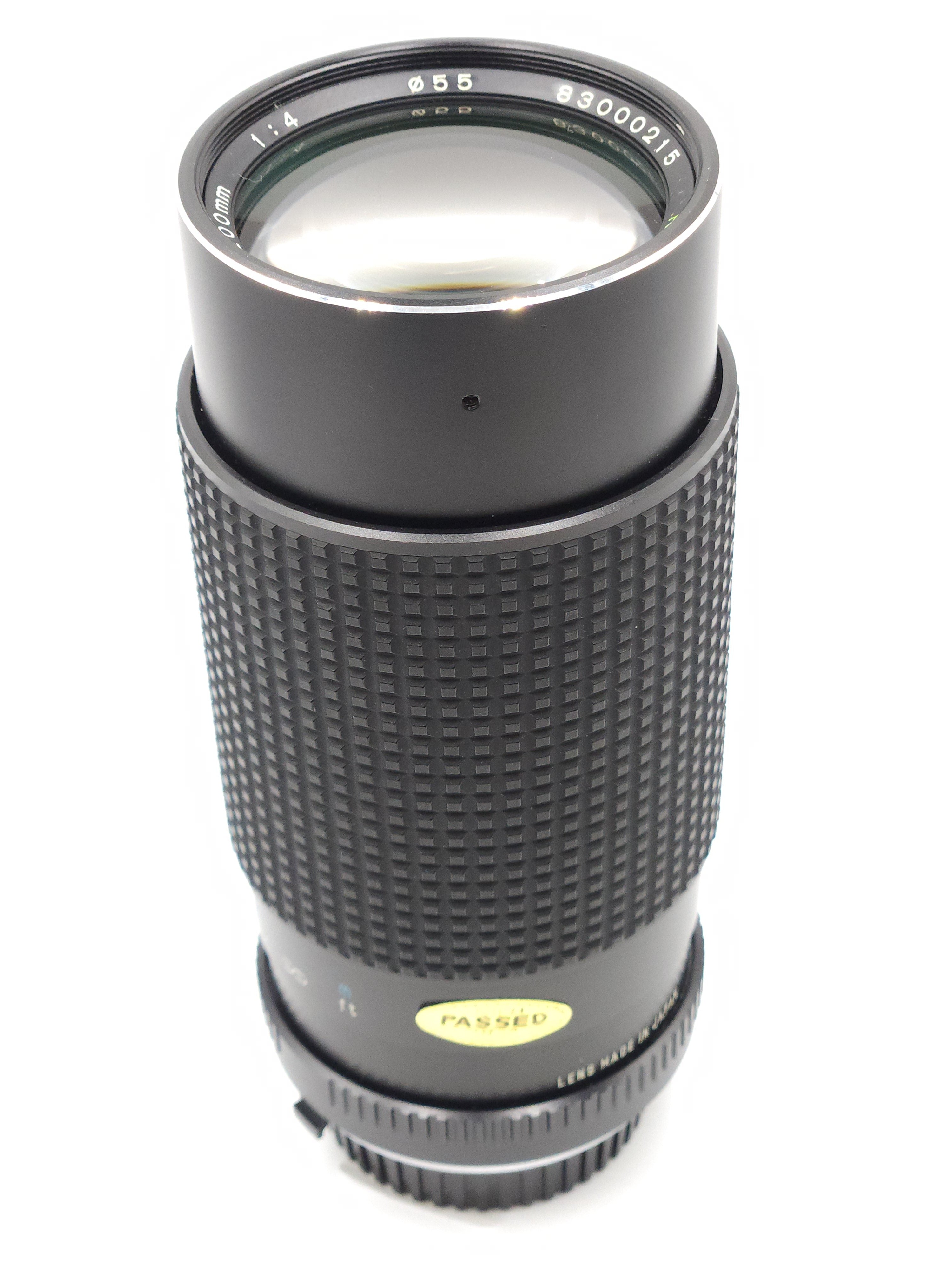 Used Tokina 80-200mm f4 (Min-MD) Lens (Slight fungus on edge)