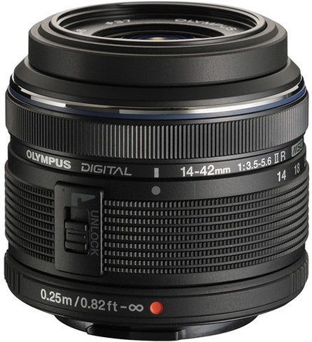 OM SYSTEM 14-42mm f3.5-5.6 II R M.Zuiko Digital Micro Four Thirds Lens (Silver)