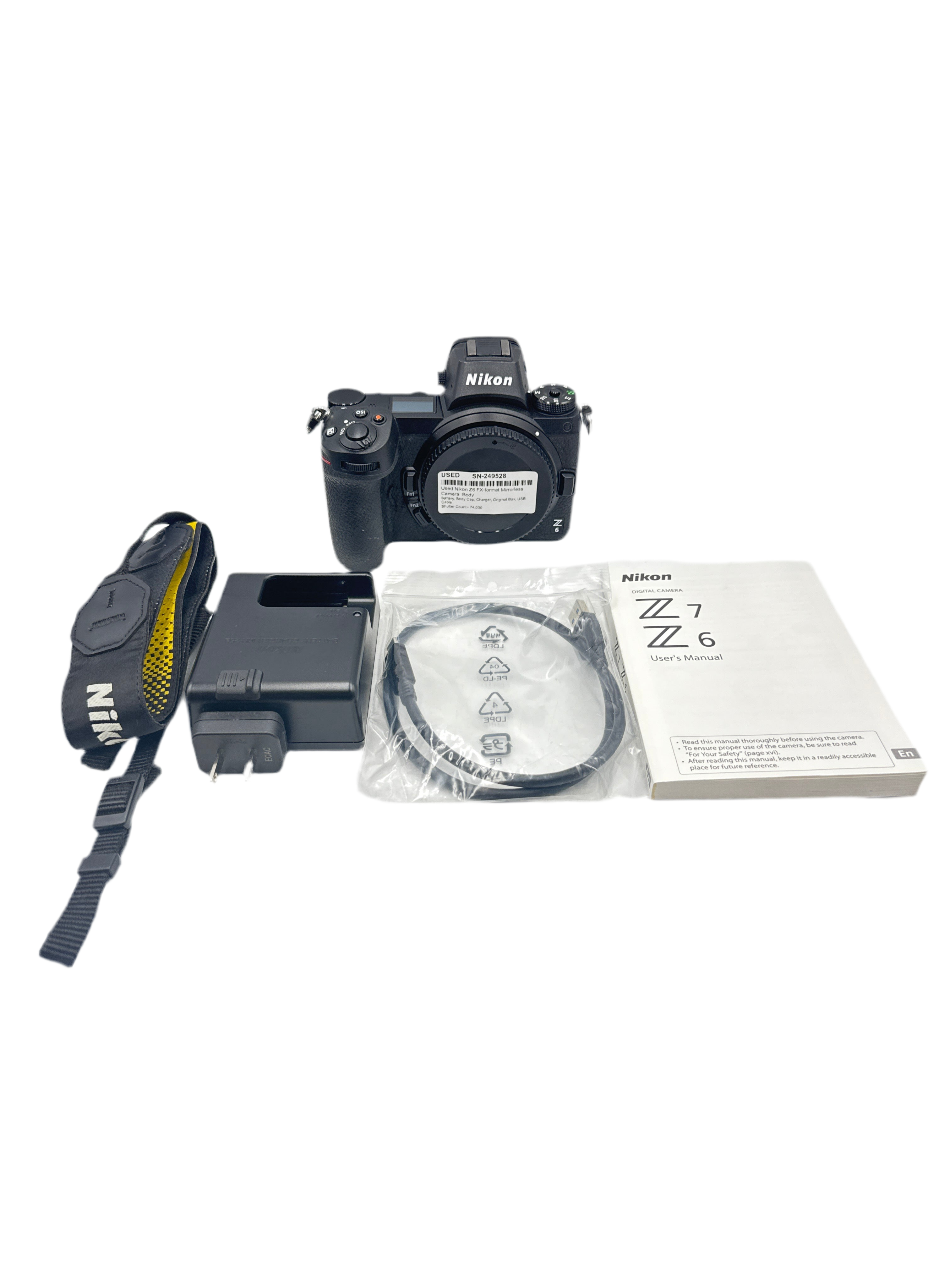 Used Nikon Z6 FX-format Mirrorless Camera Body