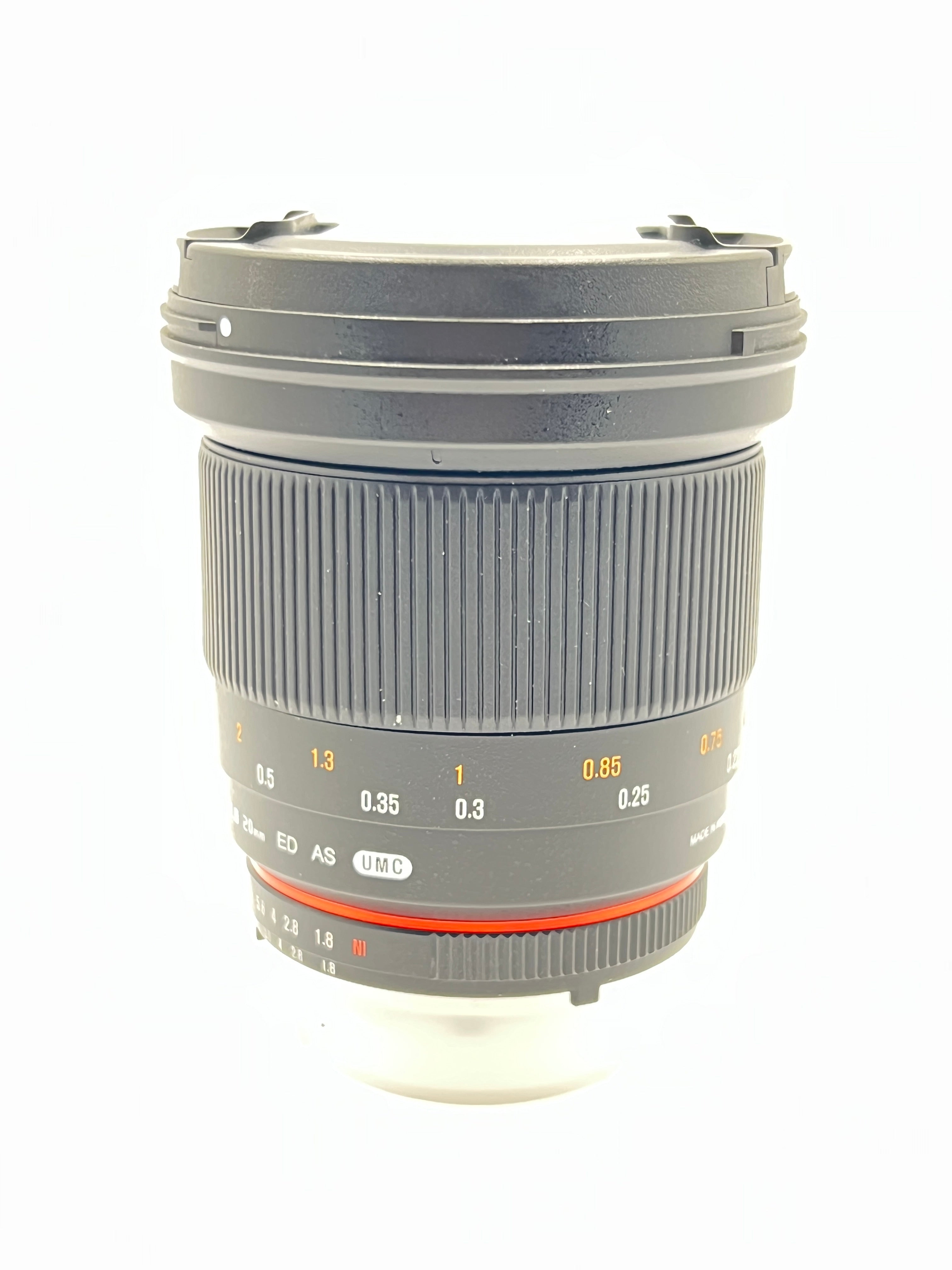 Used Rokinon 20mm f1.8 ED AS UMC (Nikon-F) MF Lens