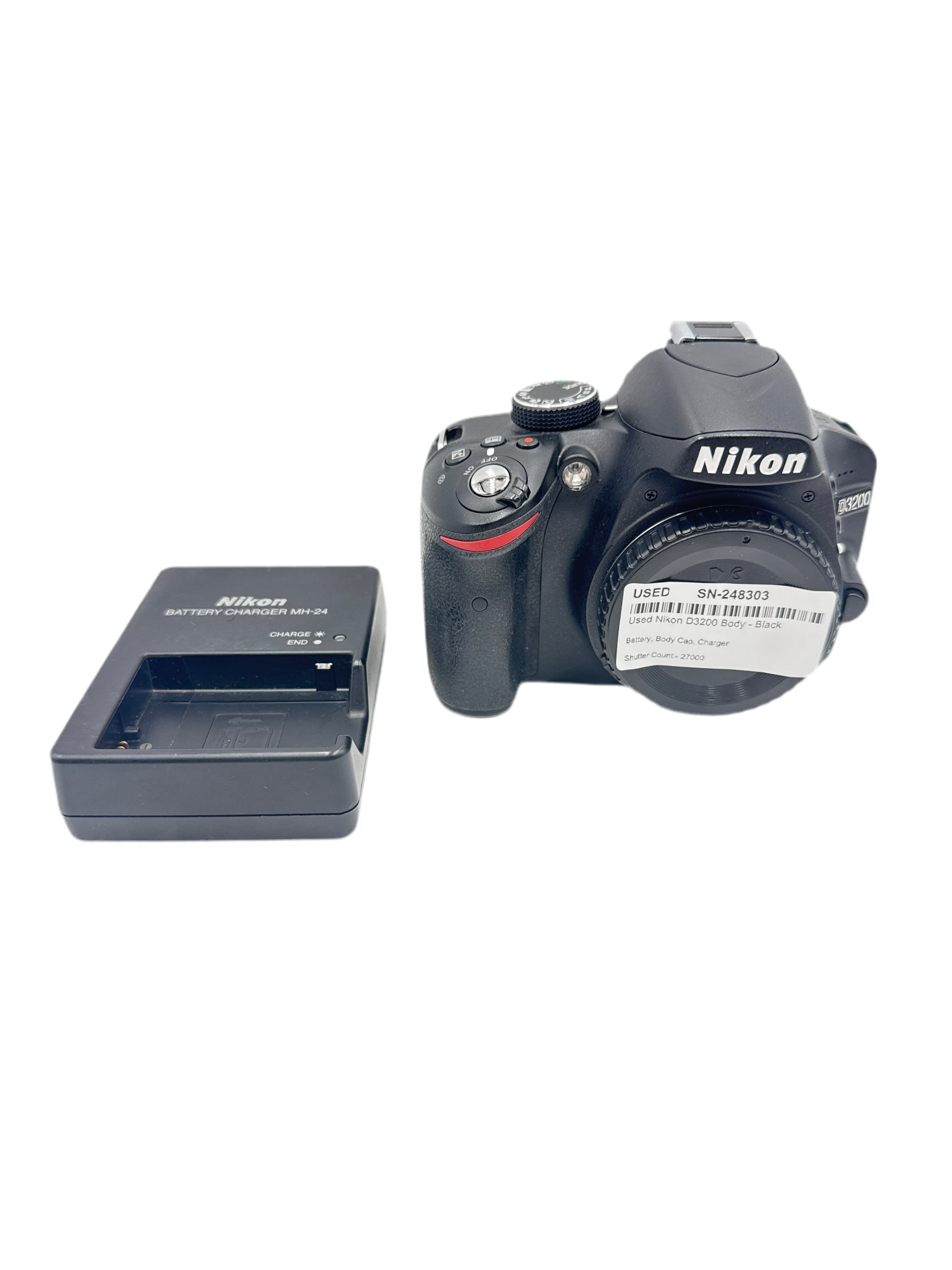 Used Nikon D3200 Body - Black