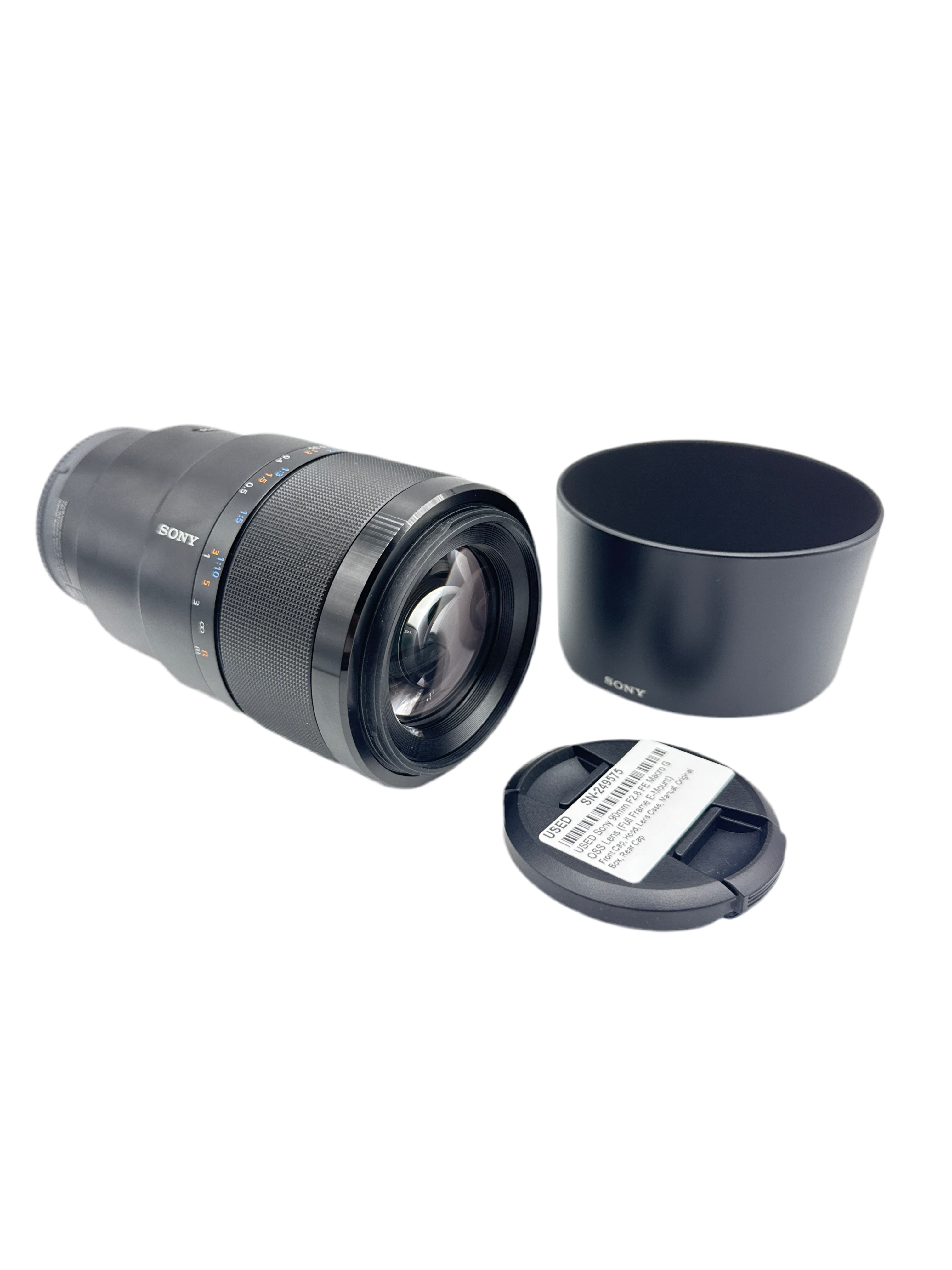 USED Sony 90mm F2.8 FE Macro G OSS Lens (Full Frame E-Mount)